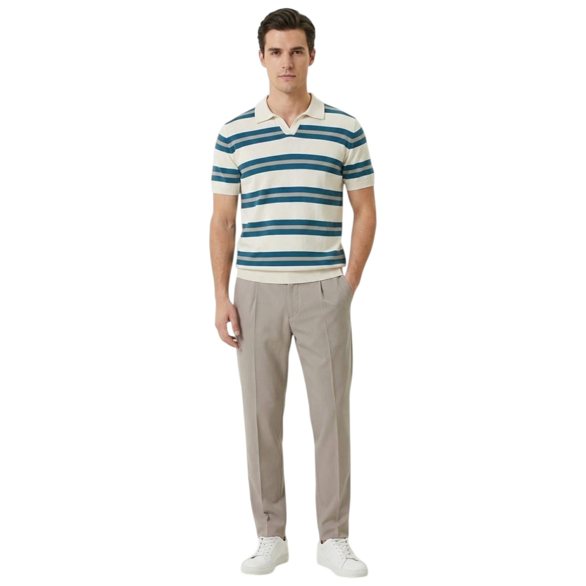 Men's Striped Top,Multi