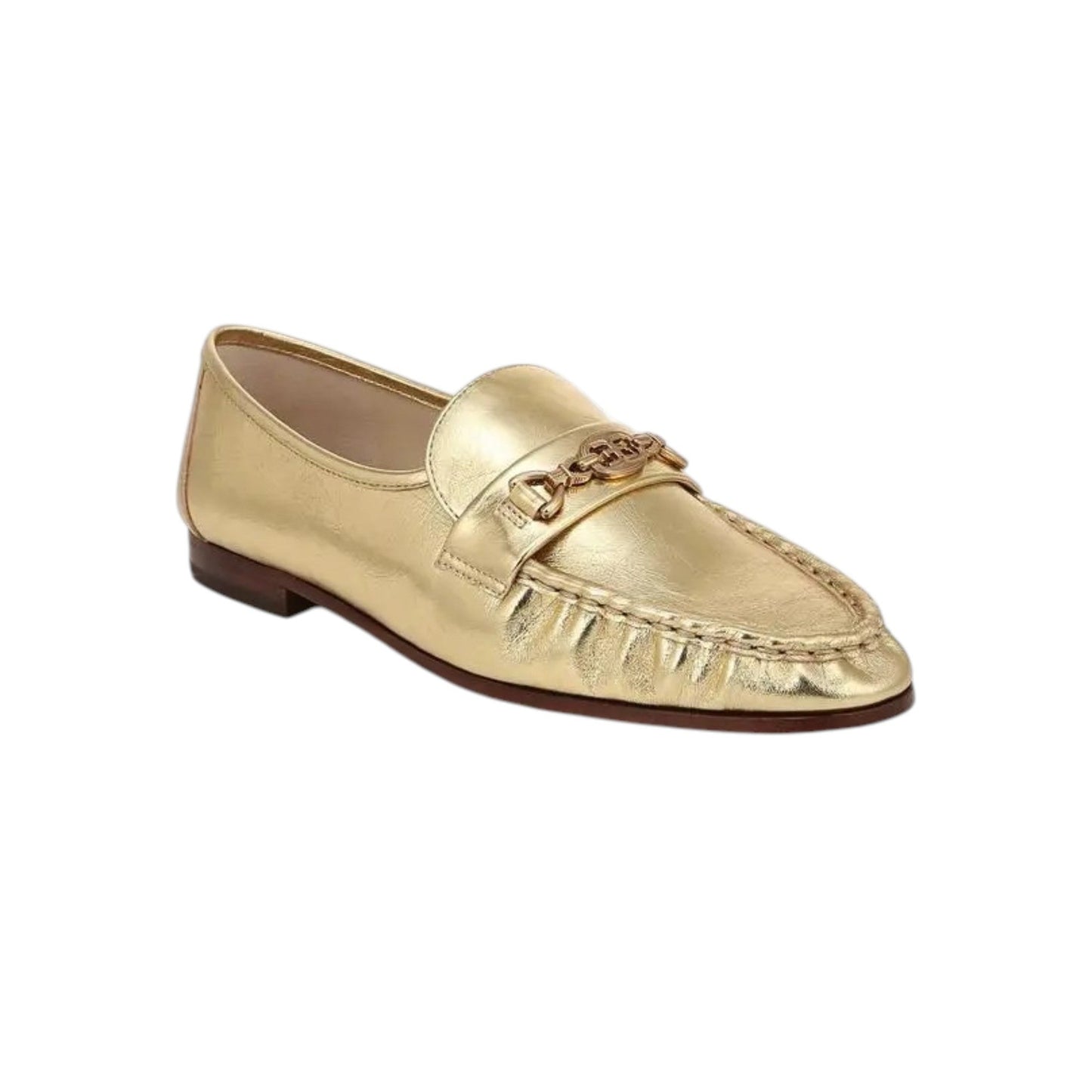 Women's Plain Shiny Shoes,Gold