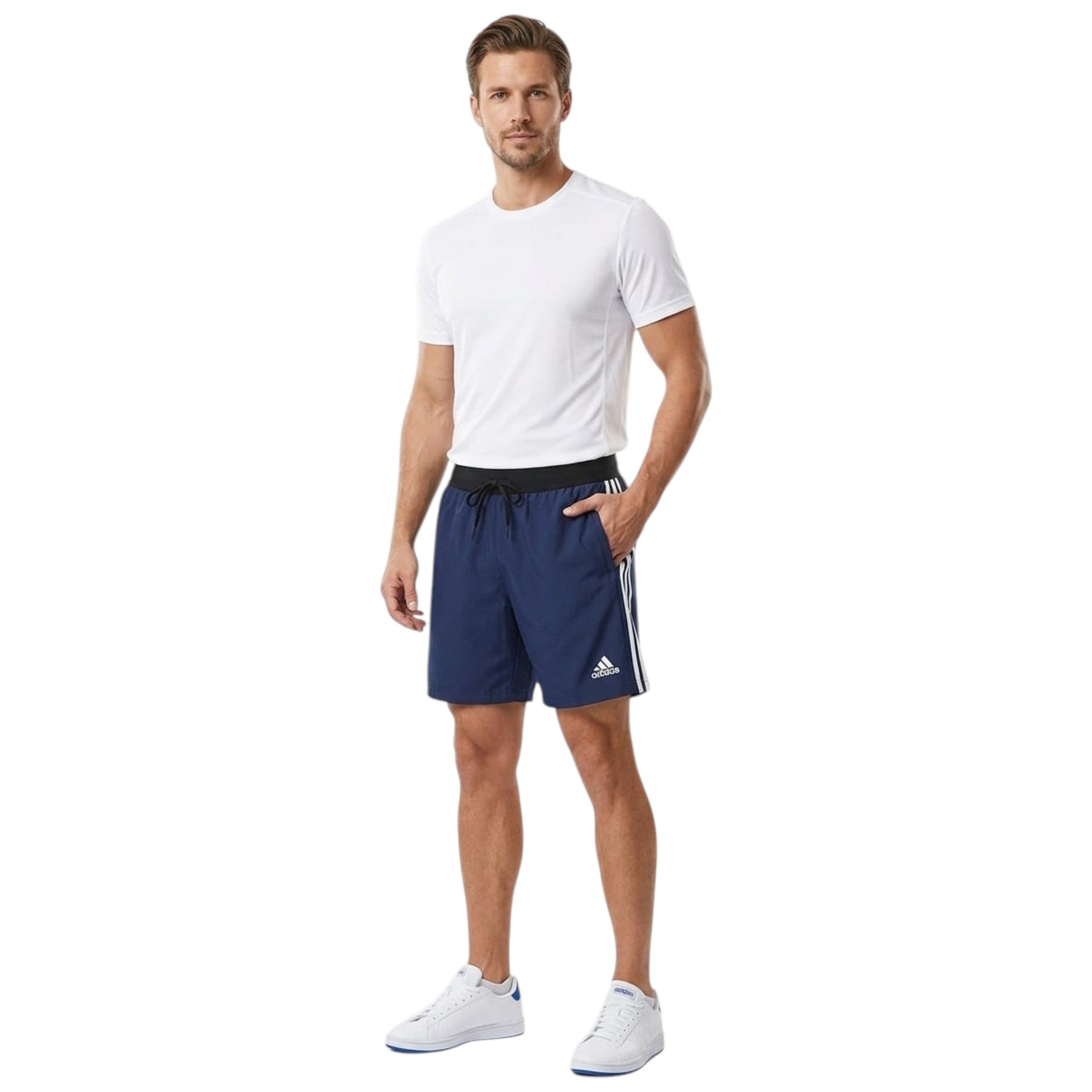 Men's Brand Logo Printed Sport Short,Dark Purple