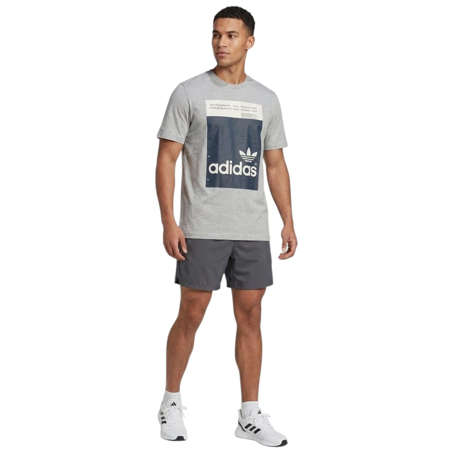 Men's Brand Logo Printed Sport Top,Grey