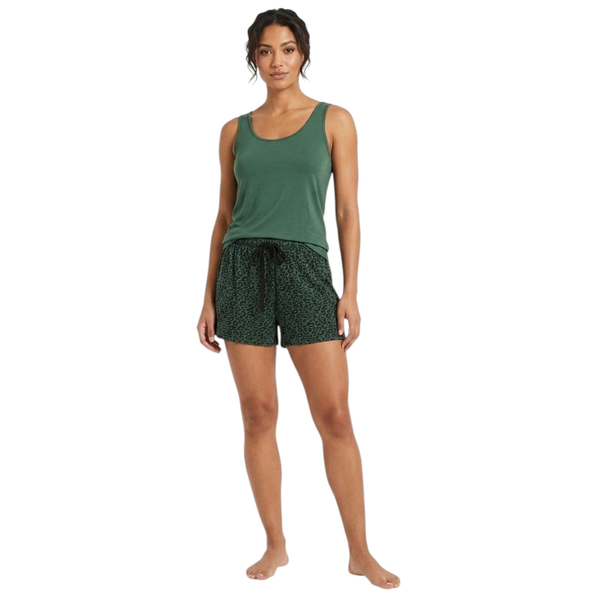 Women's Printed Sleepwear Short,Multi