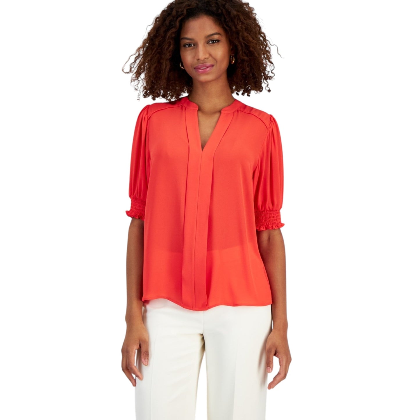 Women's Plain Top,Red