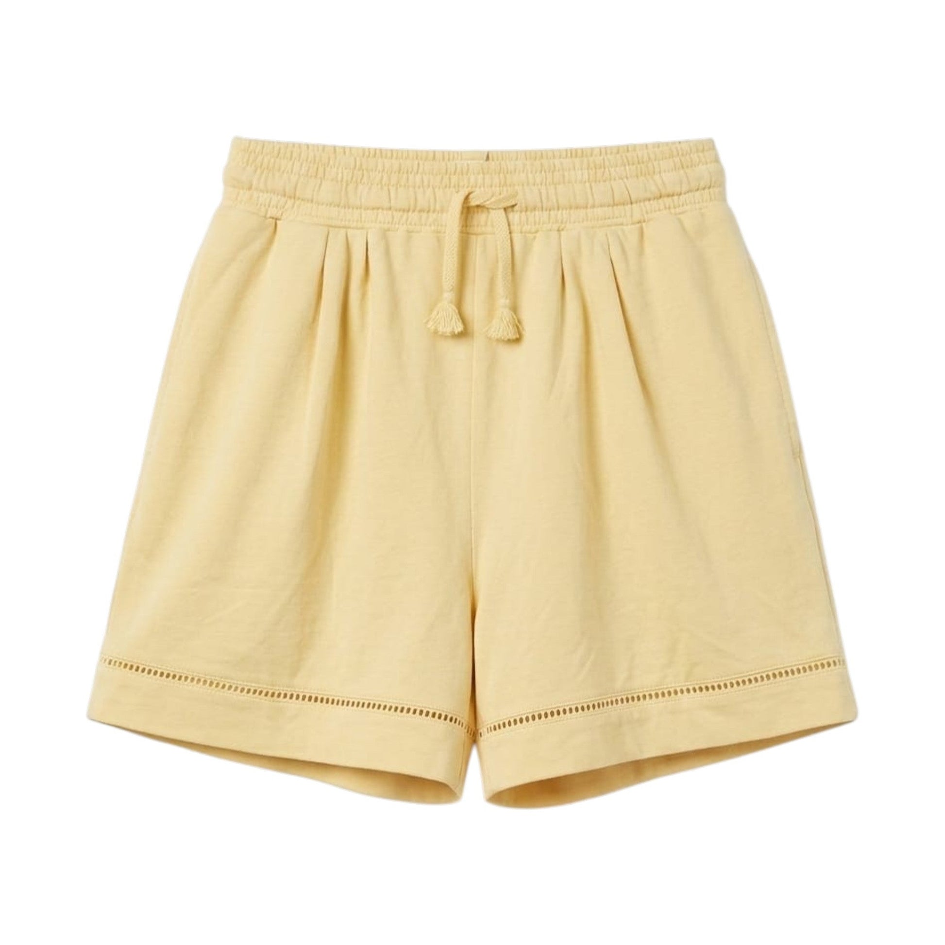 Kids Girl's Plain Short,Yellow