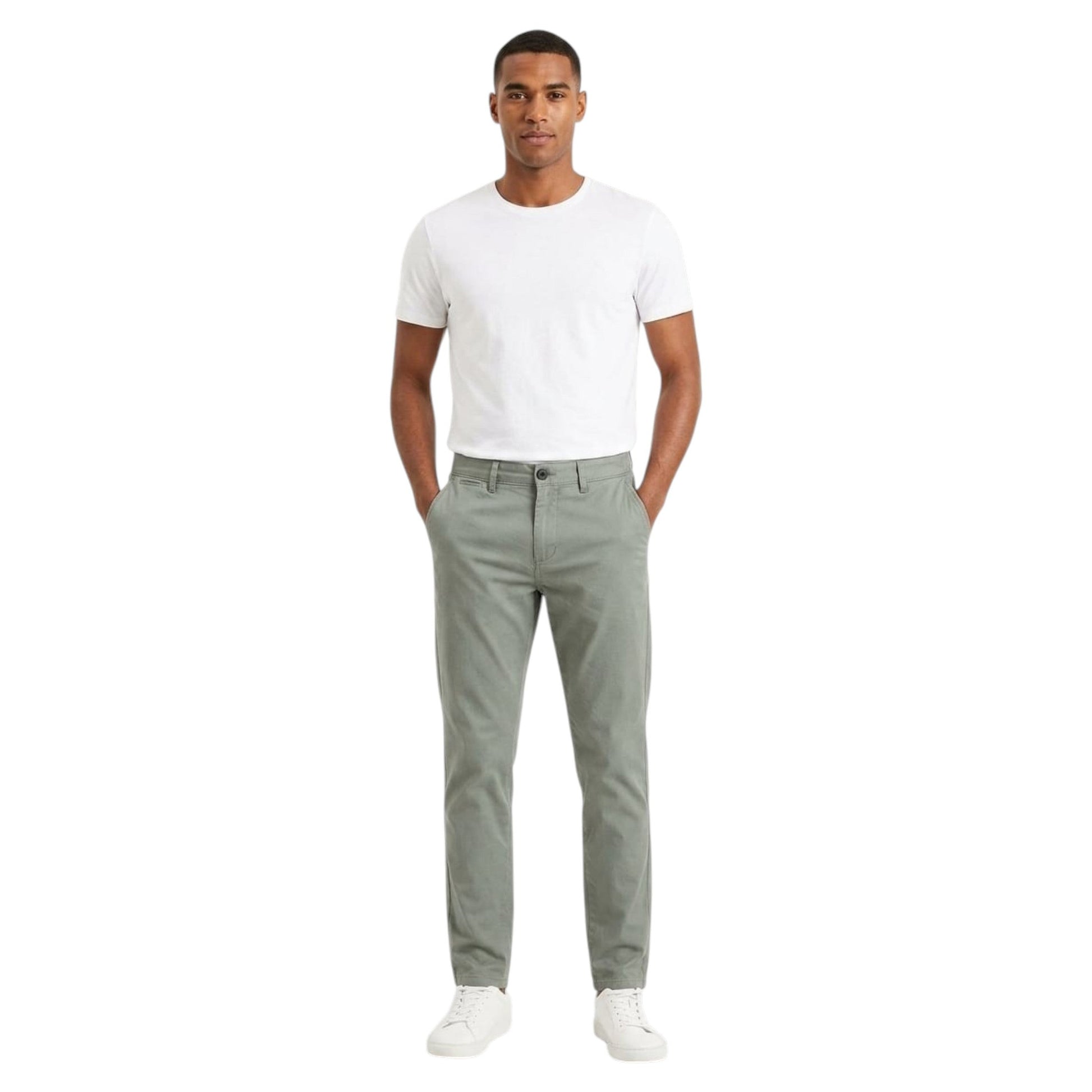 Men's Plain Classic Pants,Mint