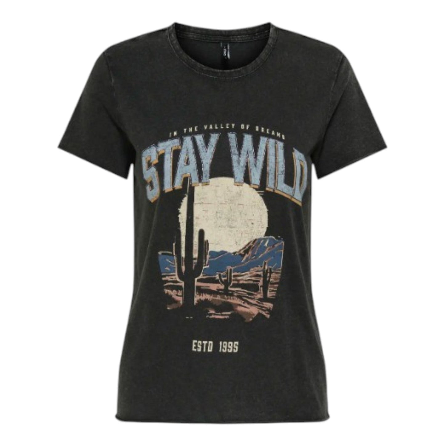 Women's Printed Top,Black