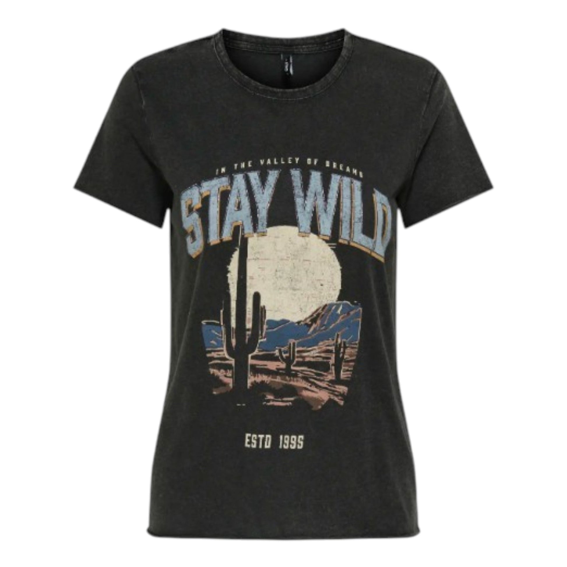 Women's Printed Top,Black