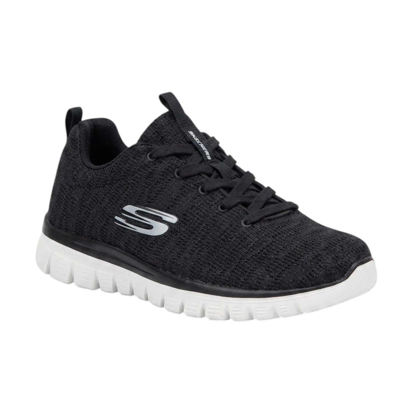 Men's Logo Patched Shoes,Black