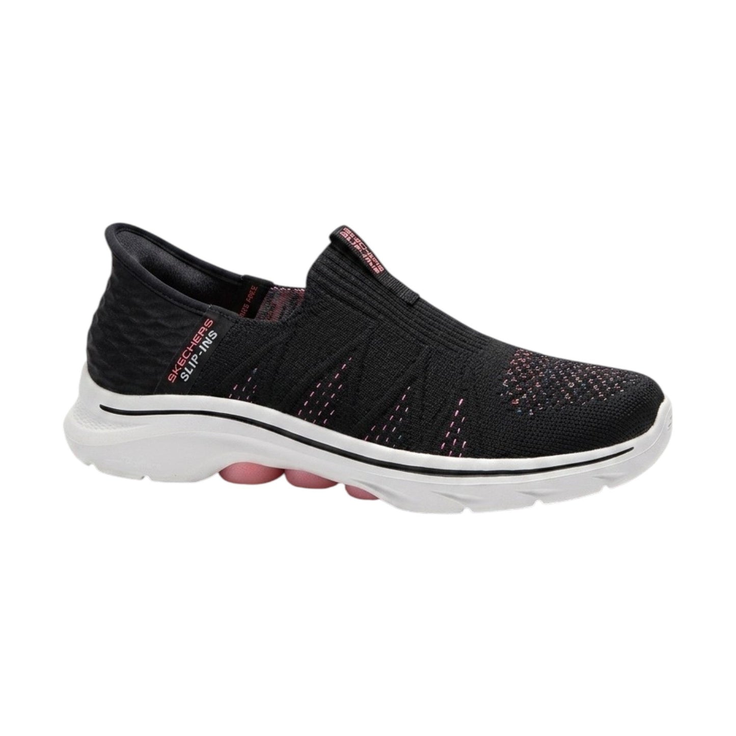 Women's Printed Shoes,Black/Pink