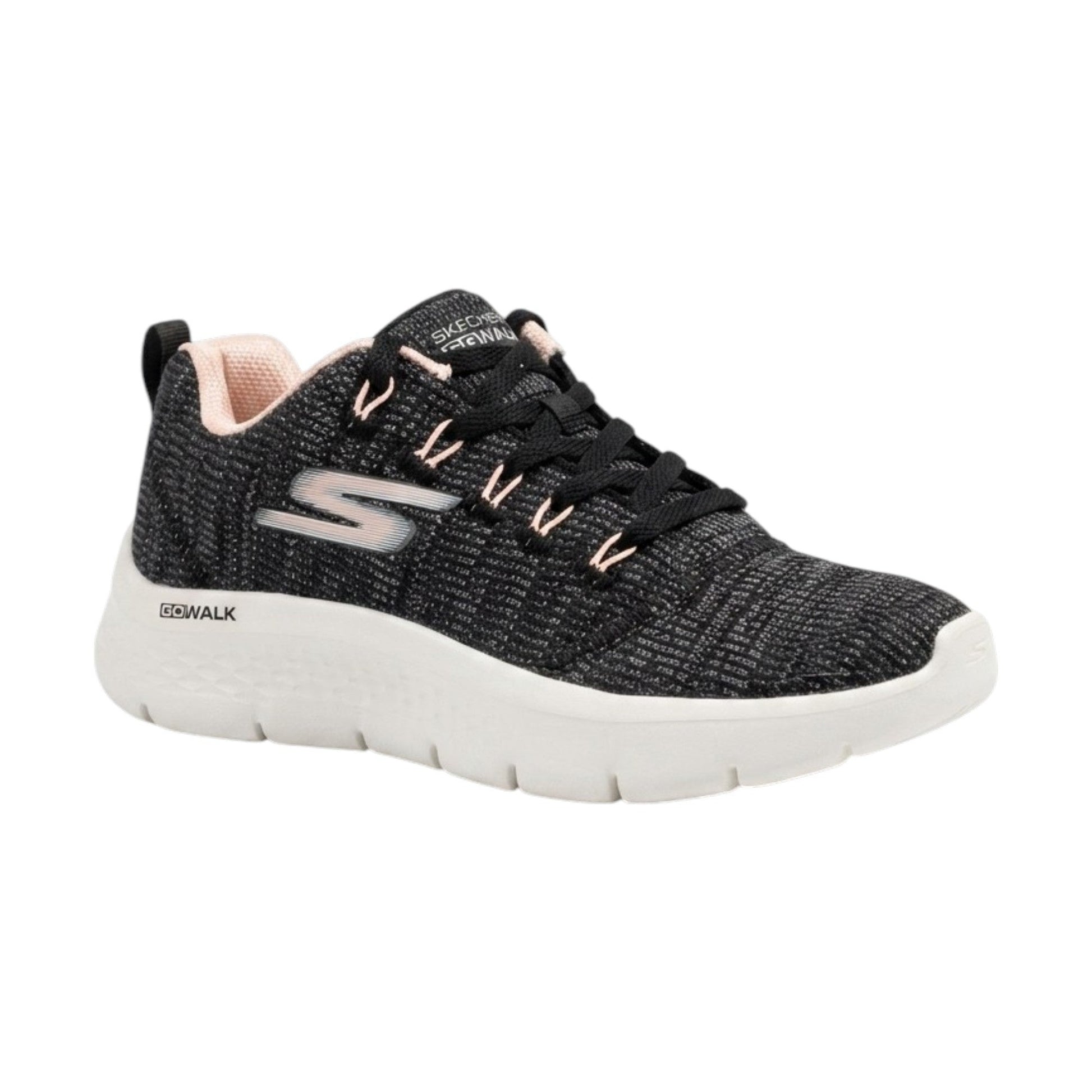 Women's Logo Patched Shoes,Black/Grey