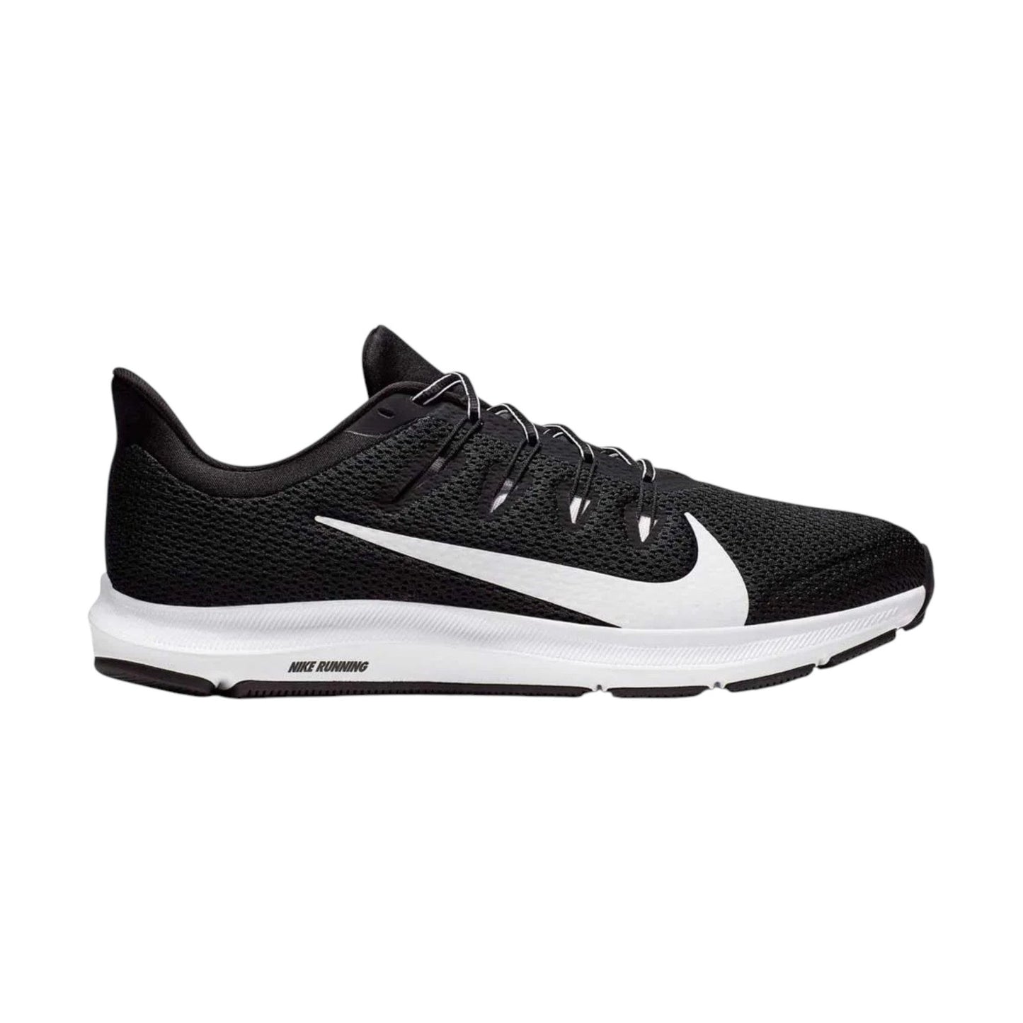Quest 2 Men's Logo Patched Shoes,Black