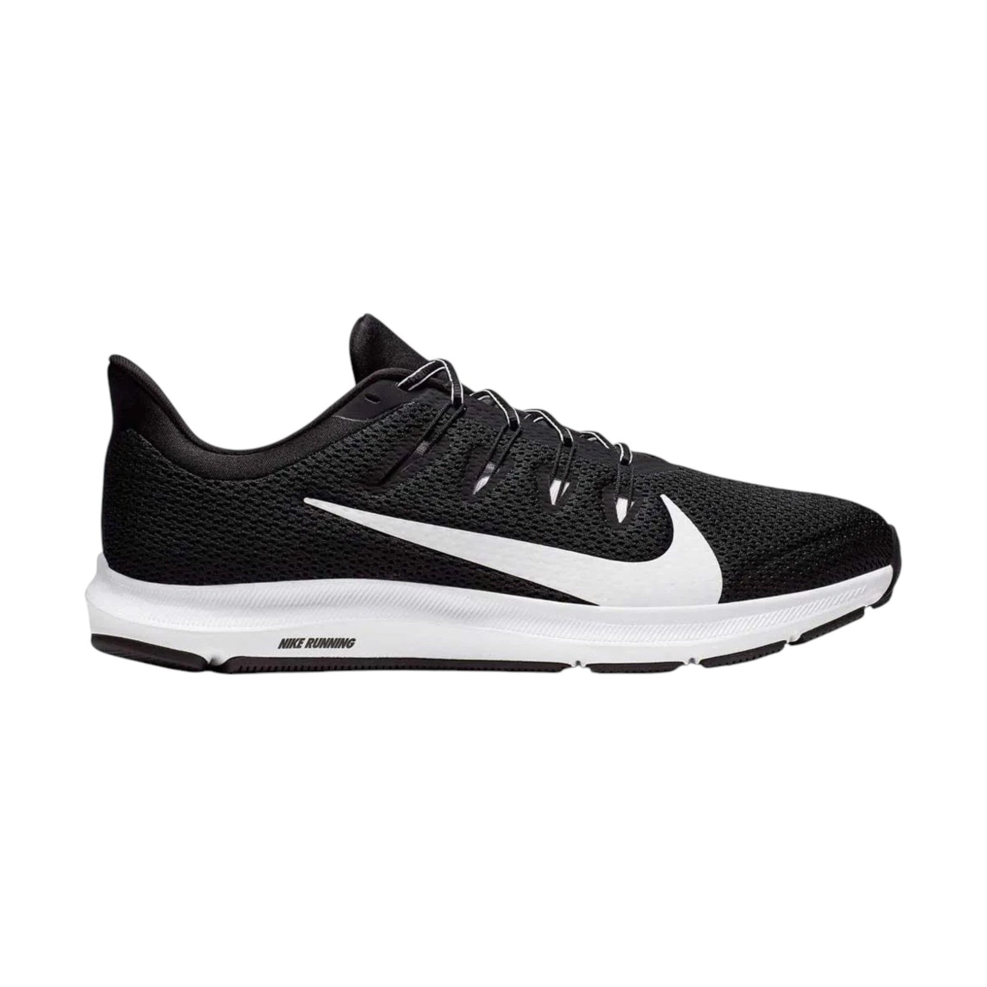 Quest 2 Men's Logo Patched Shoes,Black