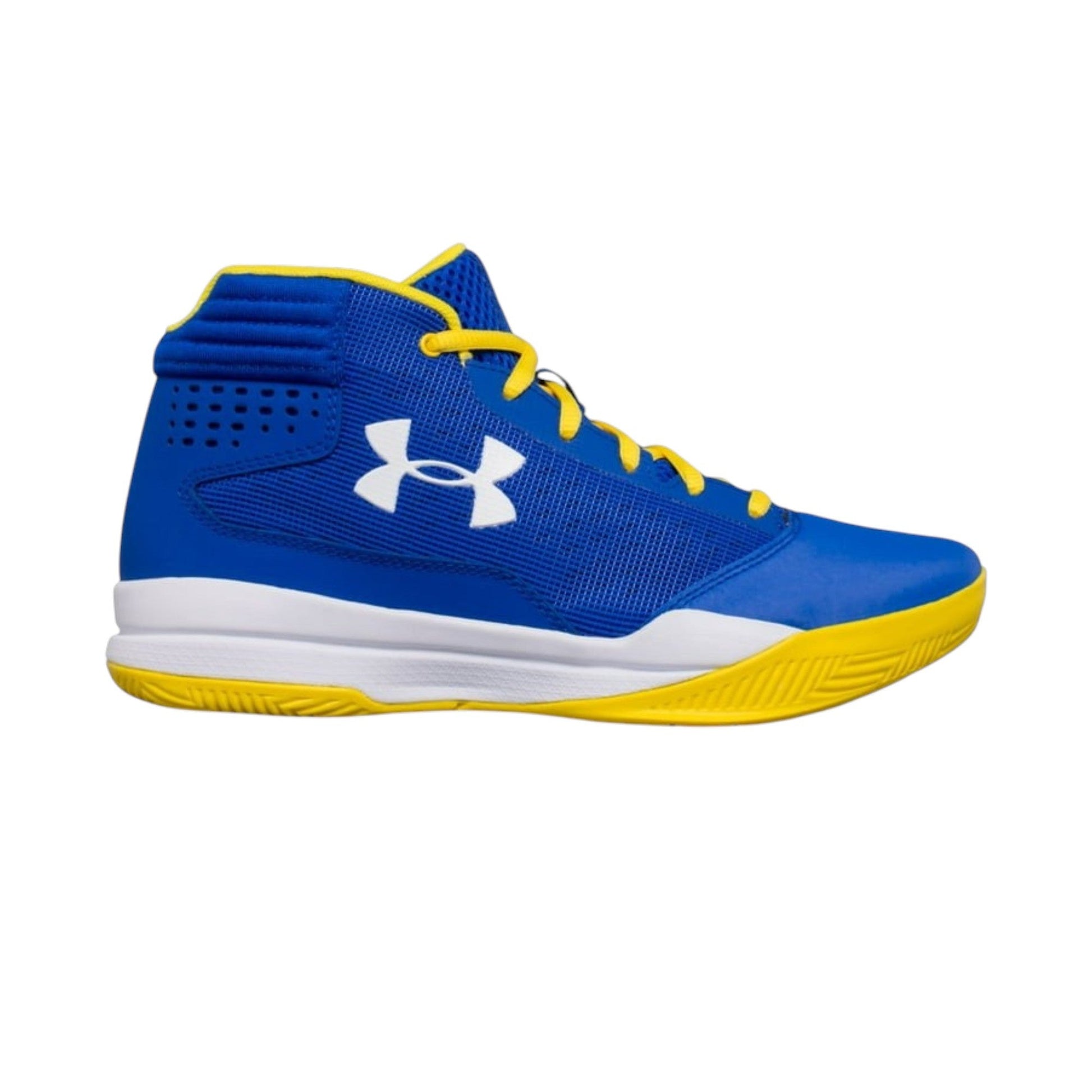 Kids Boy's Logo Patched Shoes,Blue/Yellow