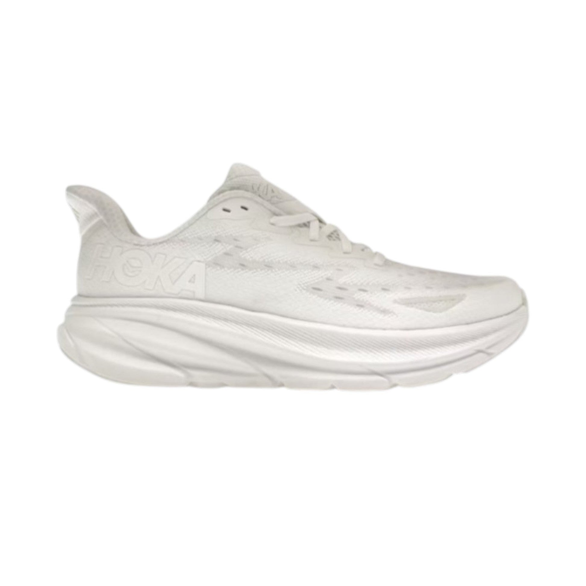 Clifton 9 Women's Logo Patched Shoes,White