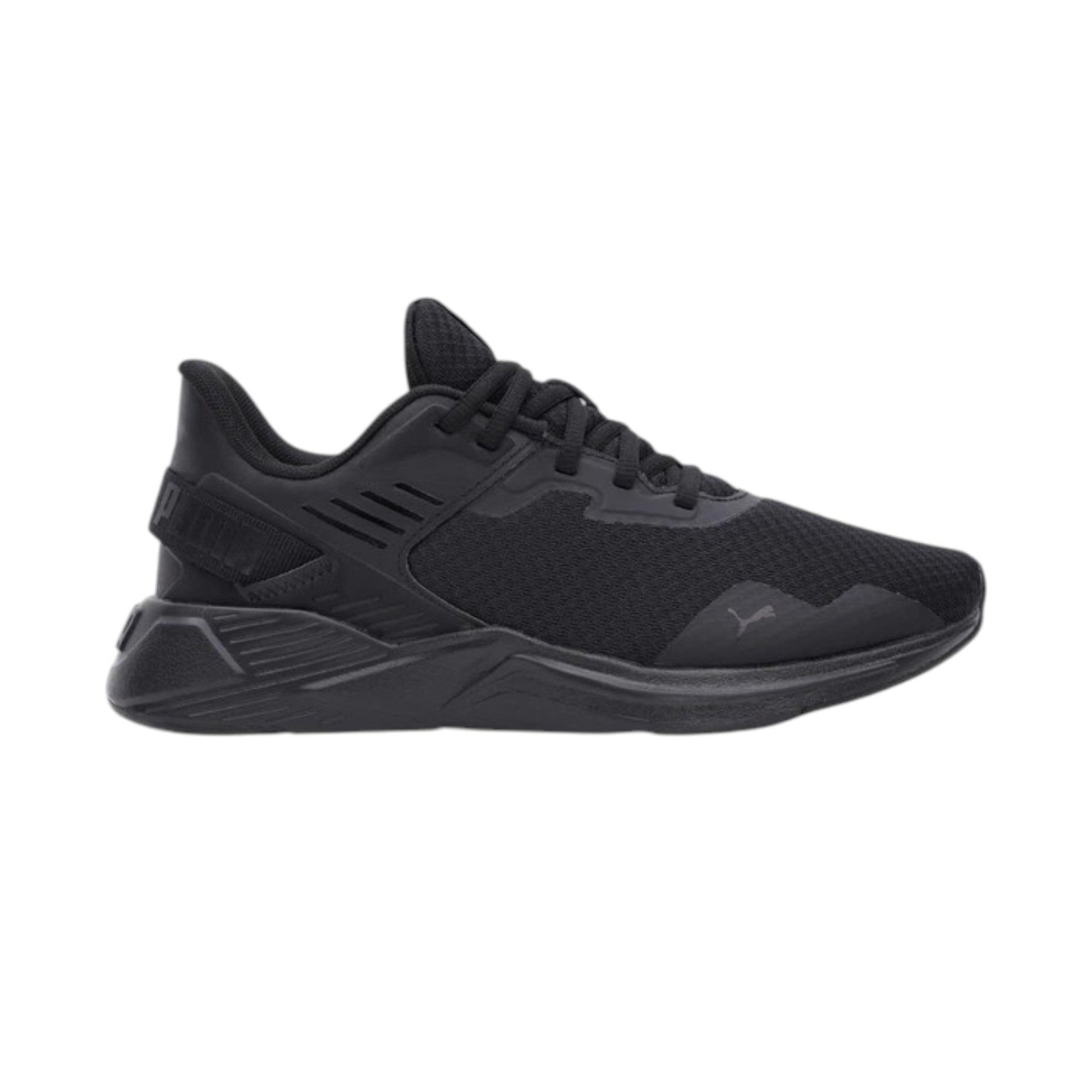 Men's Logo Patched Shoes,Black