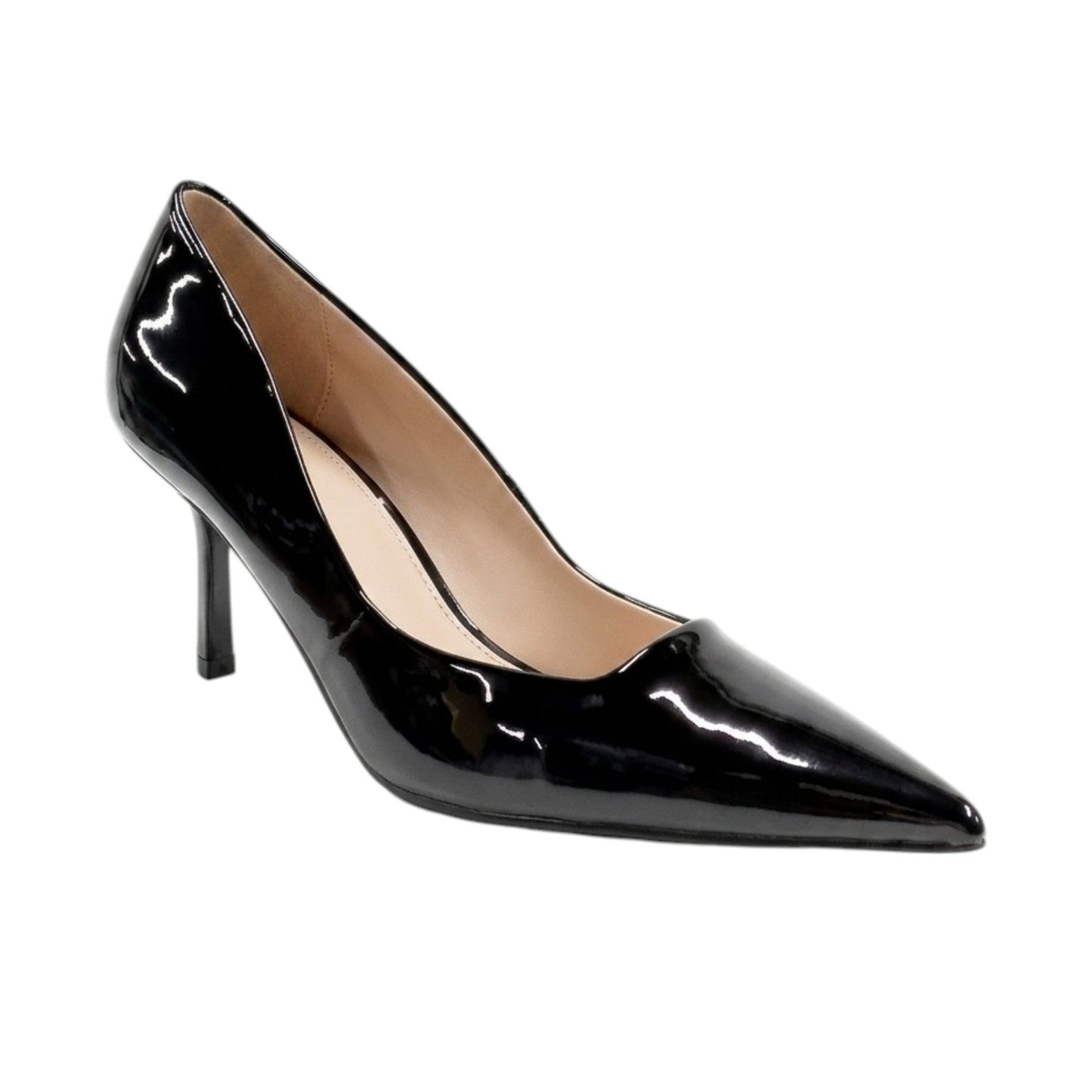 Women's Plain Heeled Shoes,Black