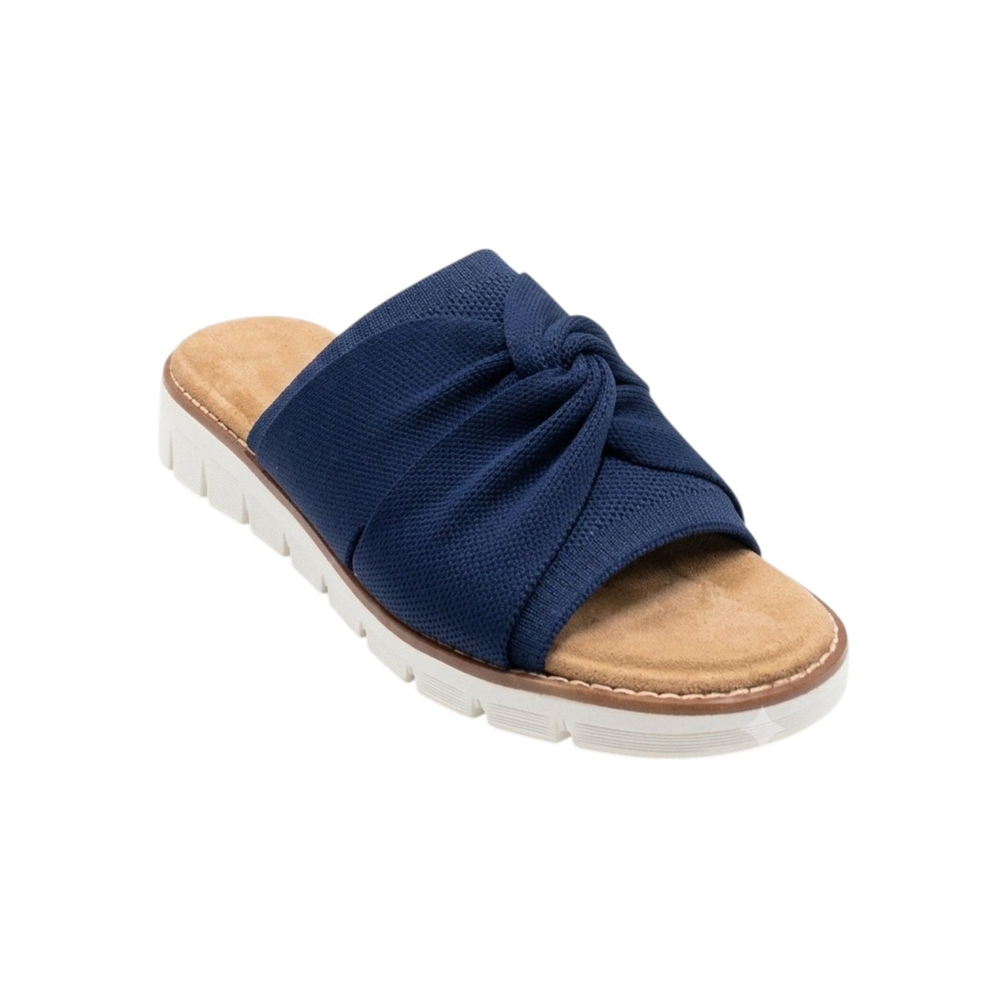 Women's Textured Slippers,Navy