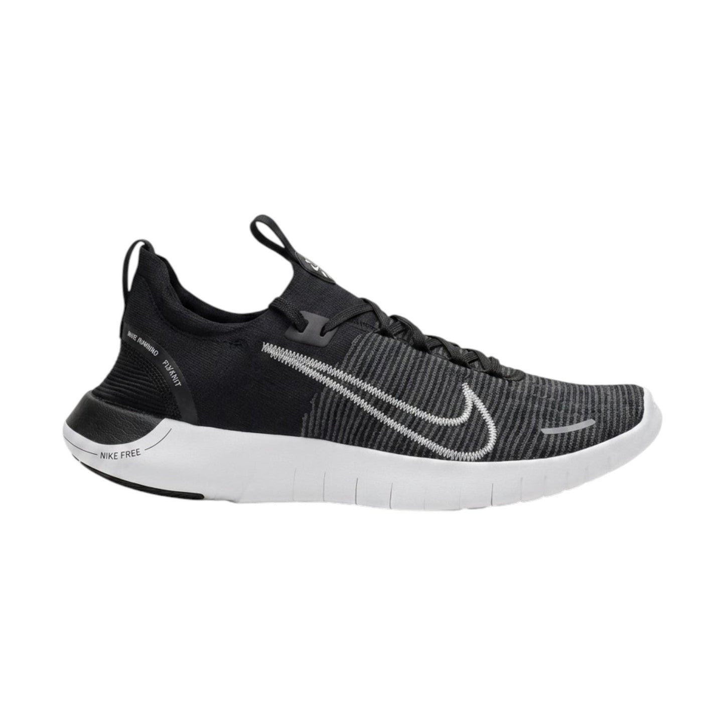 Free Rn Fk Next Nature Men's Logo Patched Shoes,Black