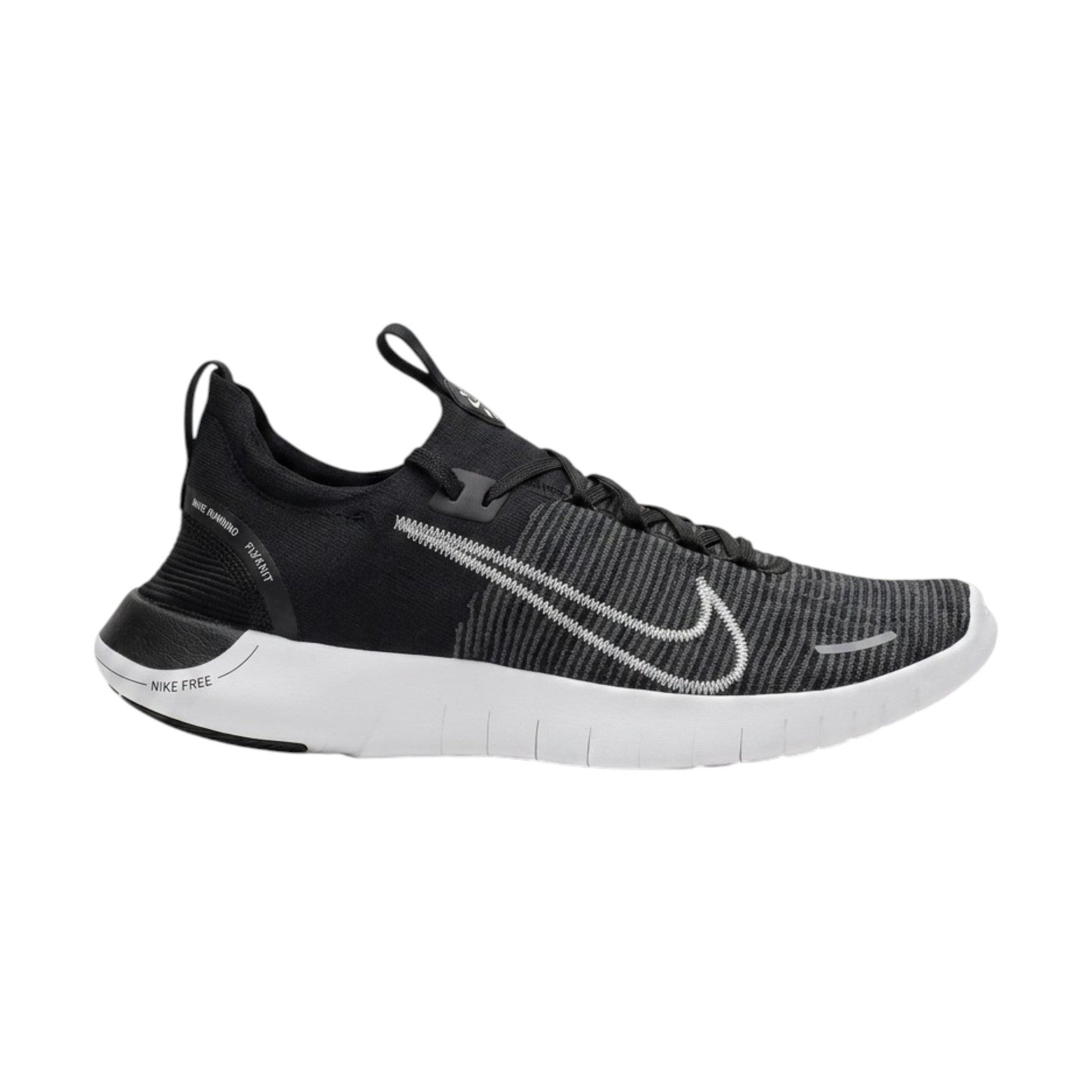 Free Rn Fk Next Nature Men's Logo Patched Shoes,Black