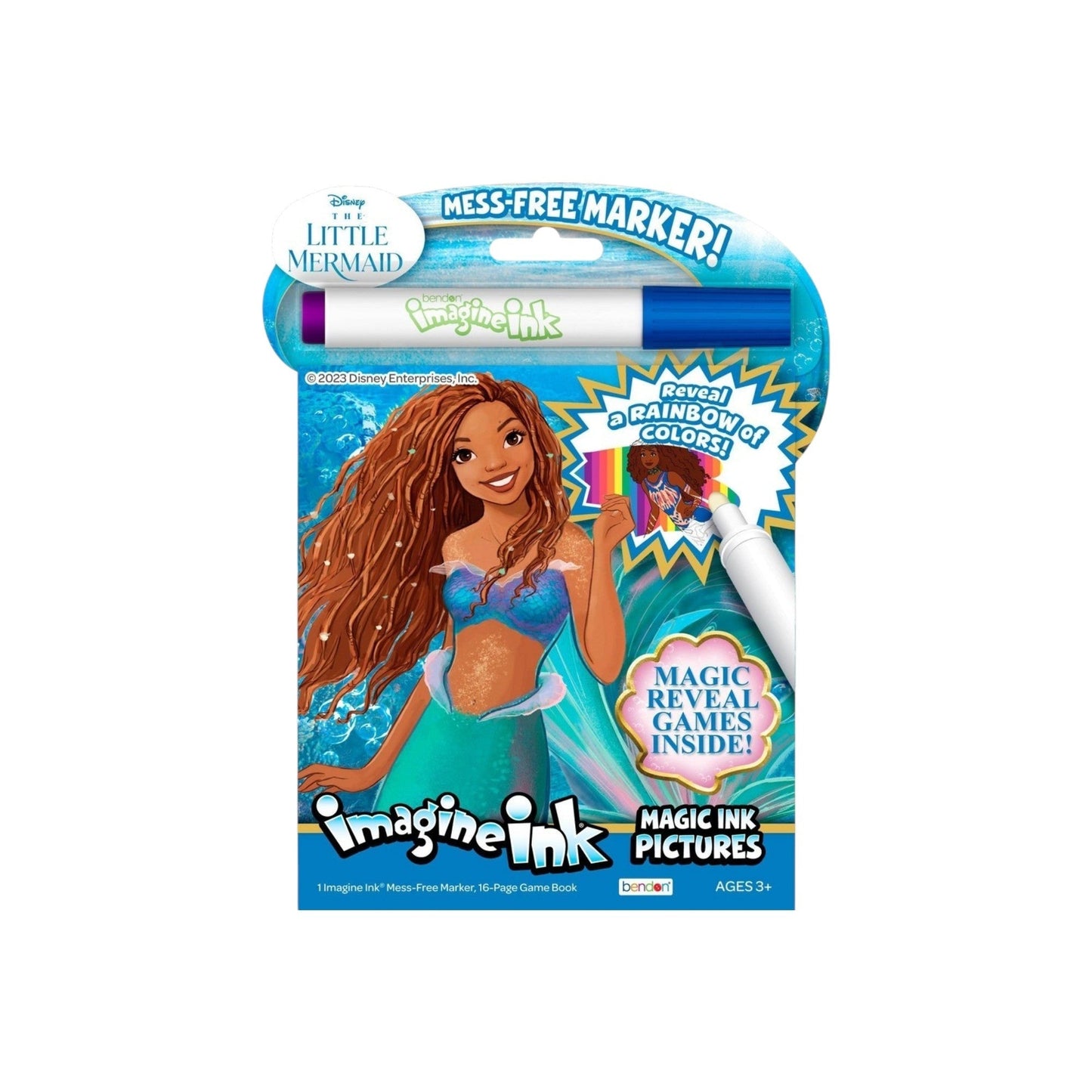 The Little Mermaid Movie Imagine Ink Book