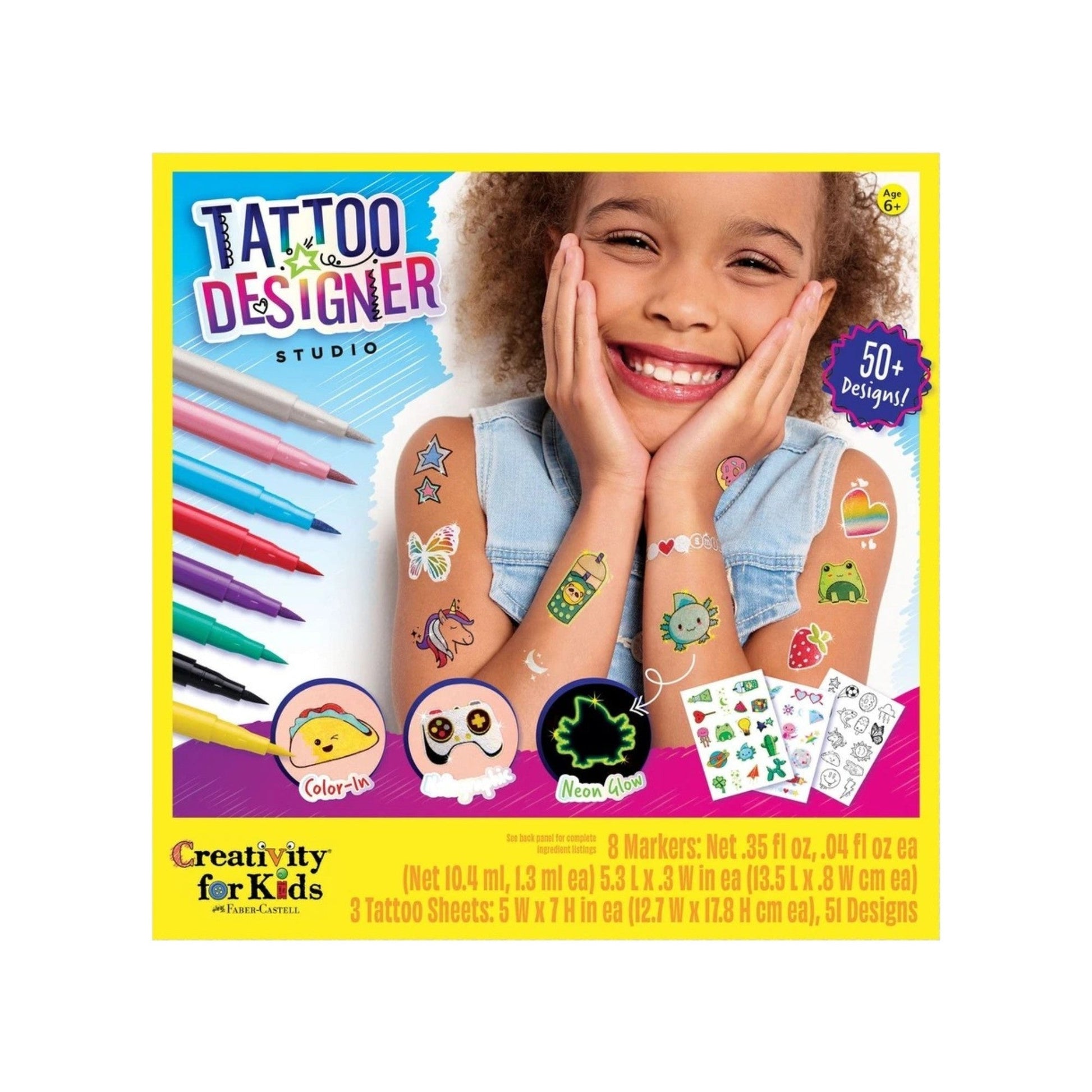 Creativity For Kids Designer Studio-Tattoo