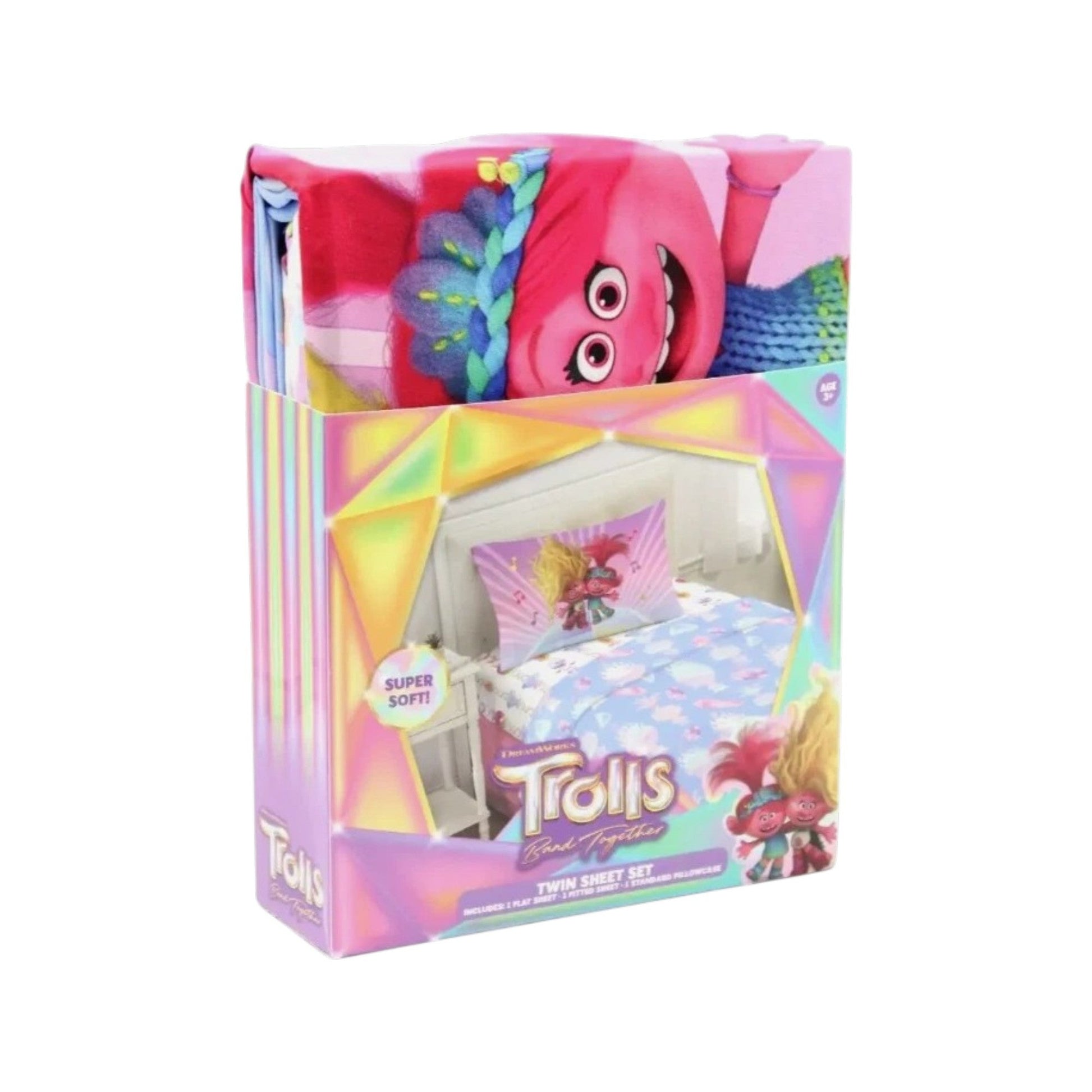 Twin Trolls Kids' Sheet Set