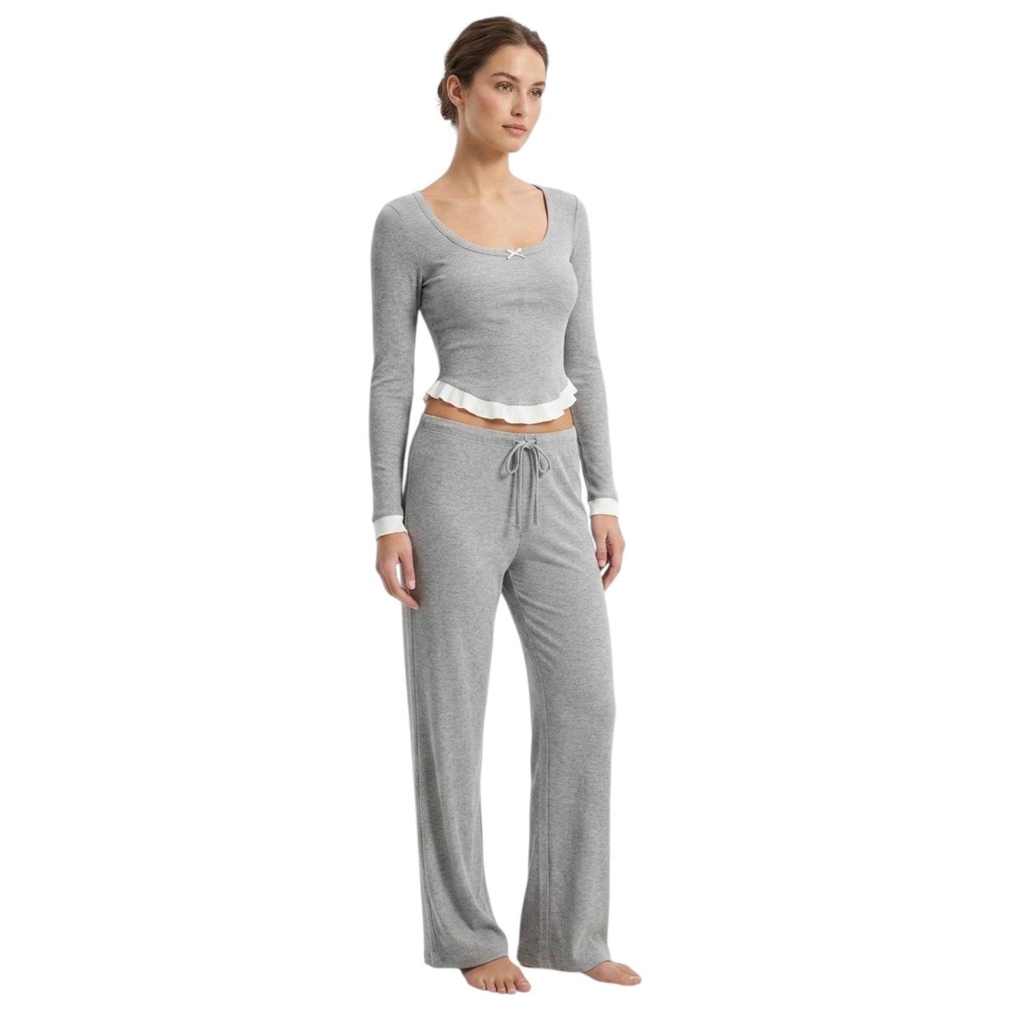 Women's Knitted Top,Grey