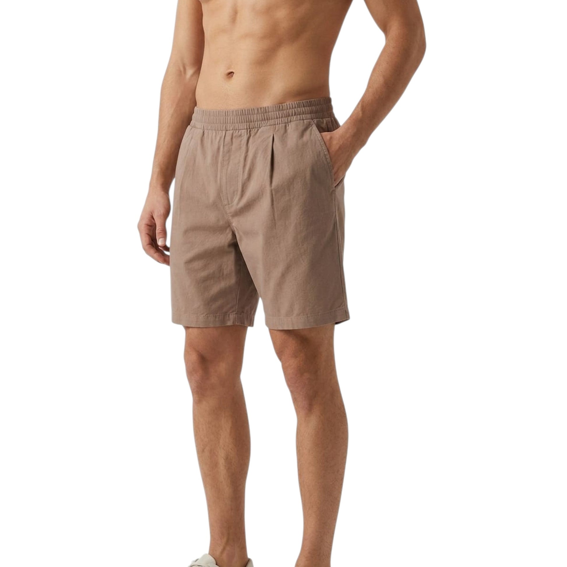Men's Plain Short,Brown