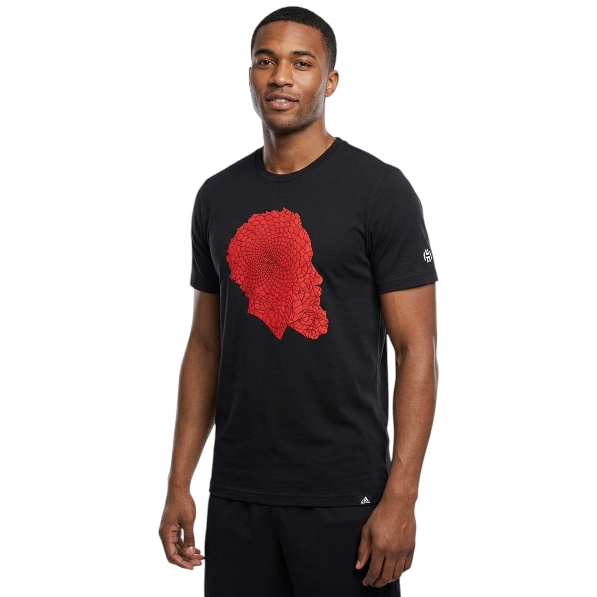 Men's Printed Top,Black