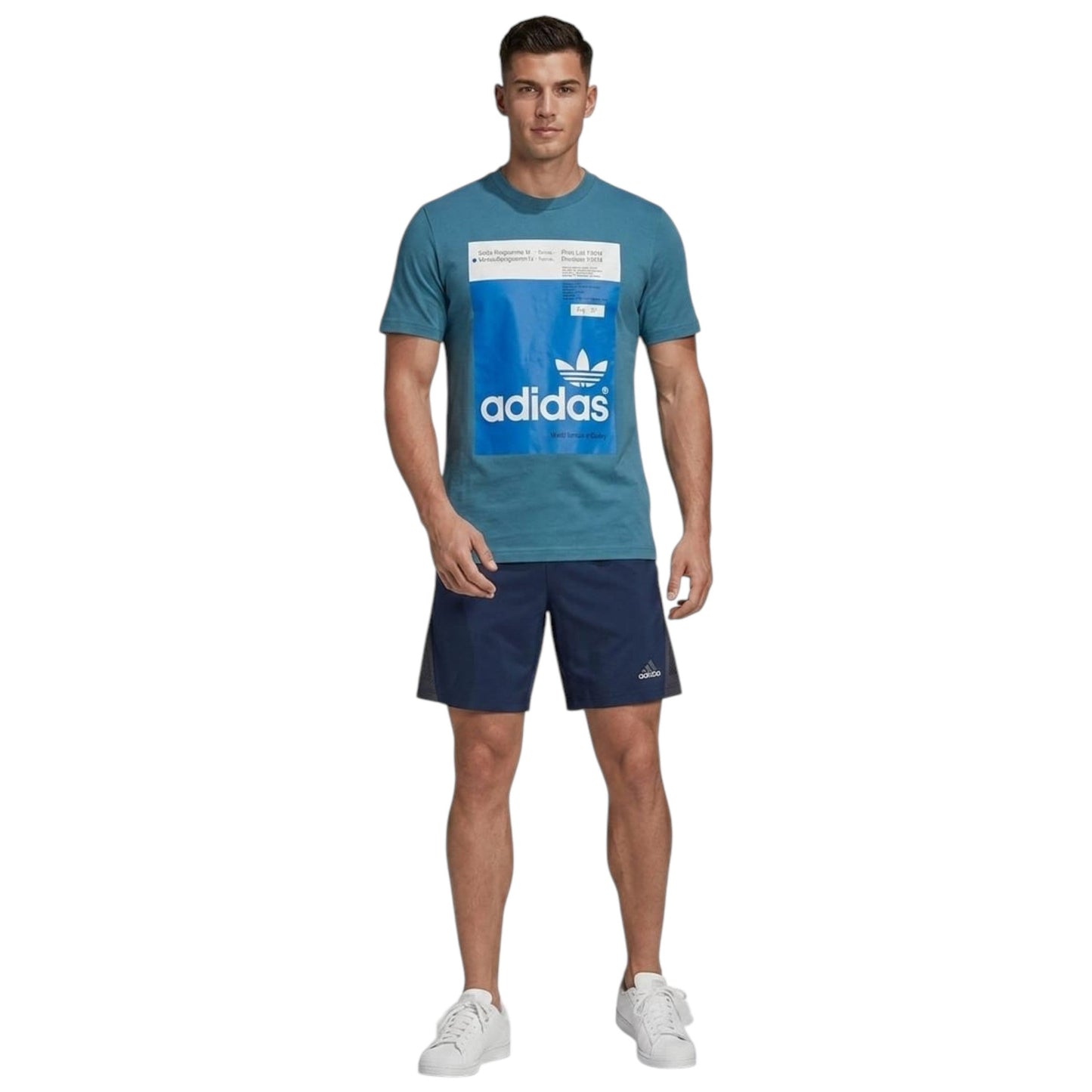 Men's Printed Top,Dusty Blue