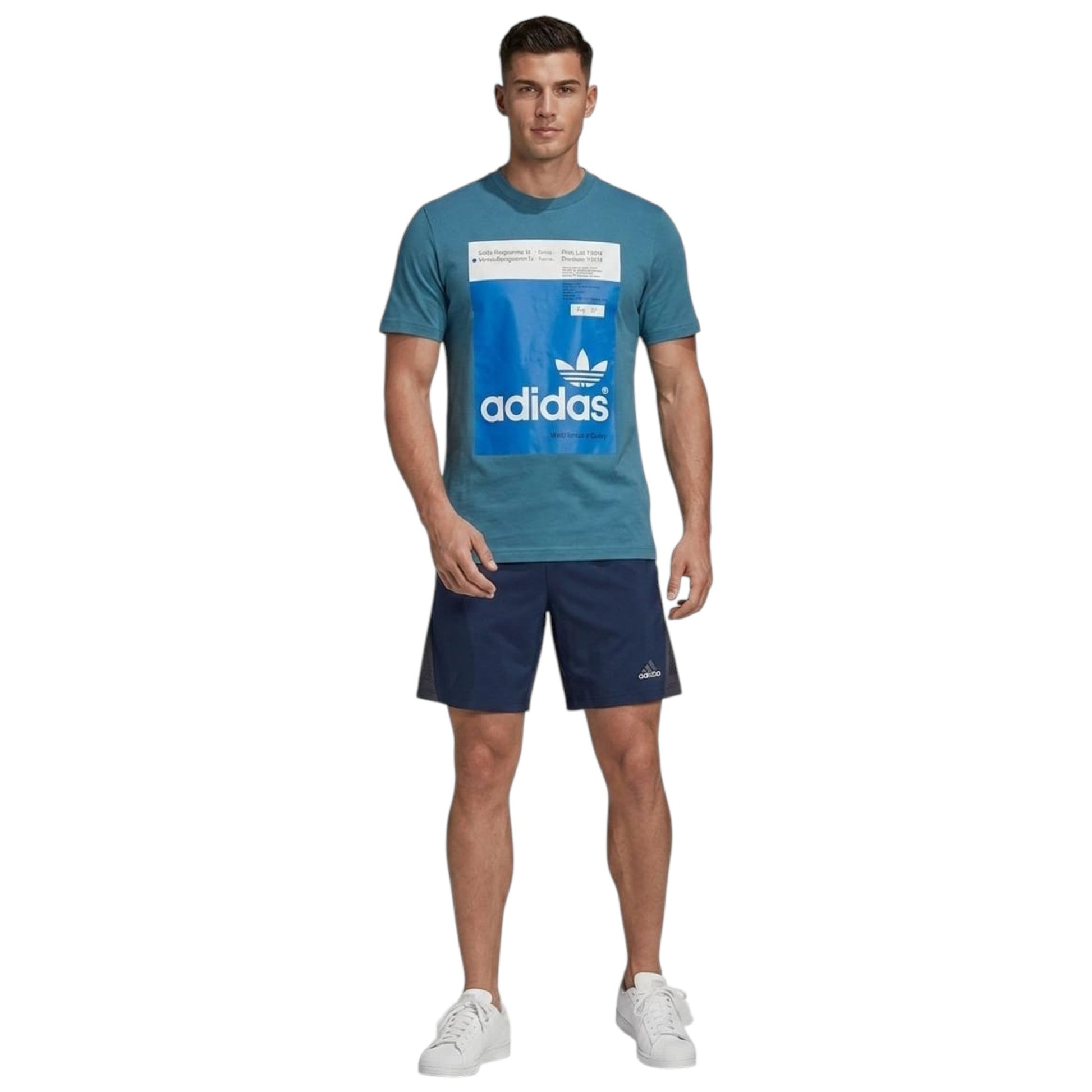 Men's Printed Top,Dusty Blue