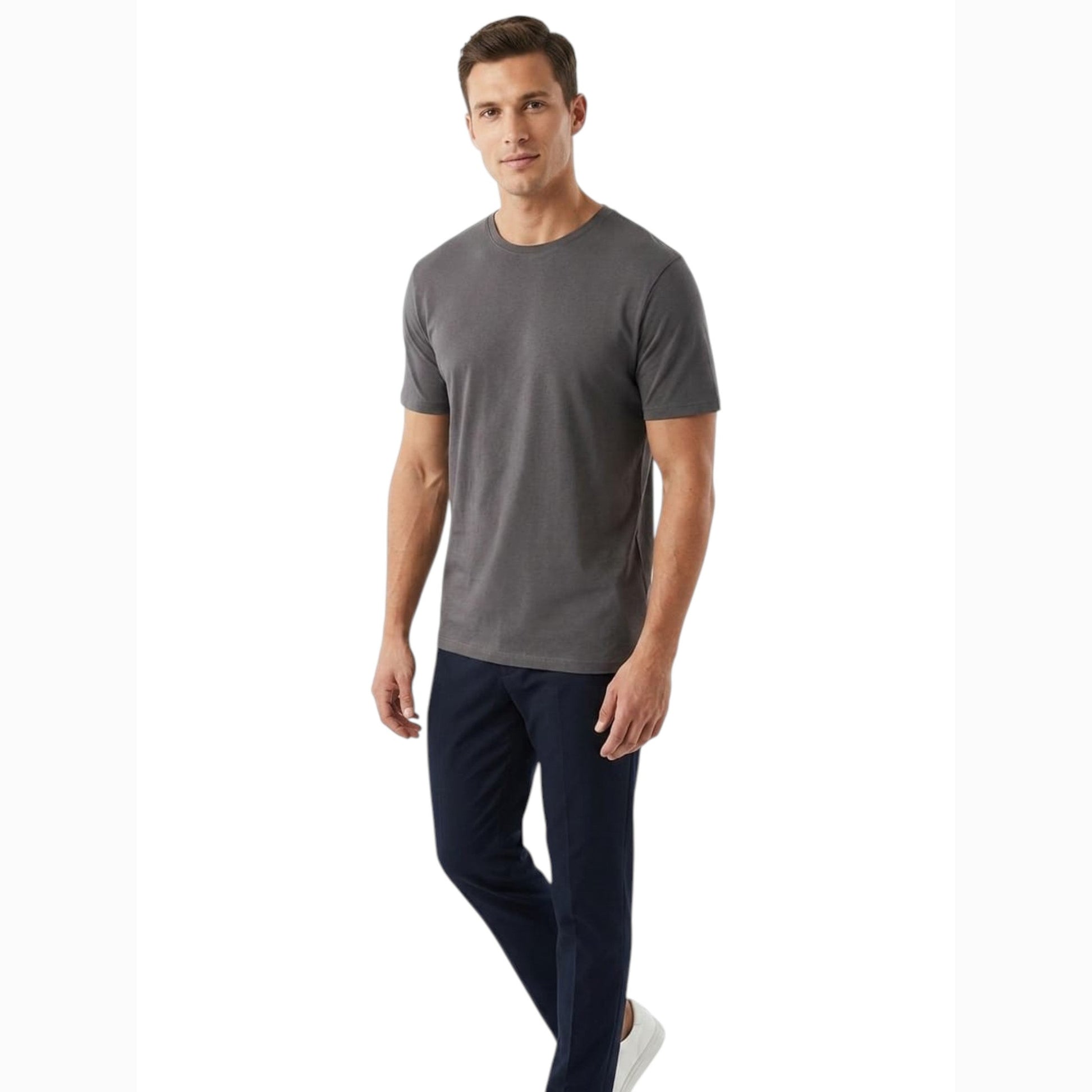 Men's Plain Top,Grey