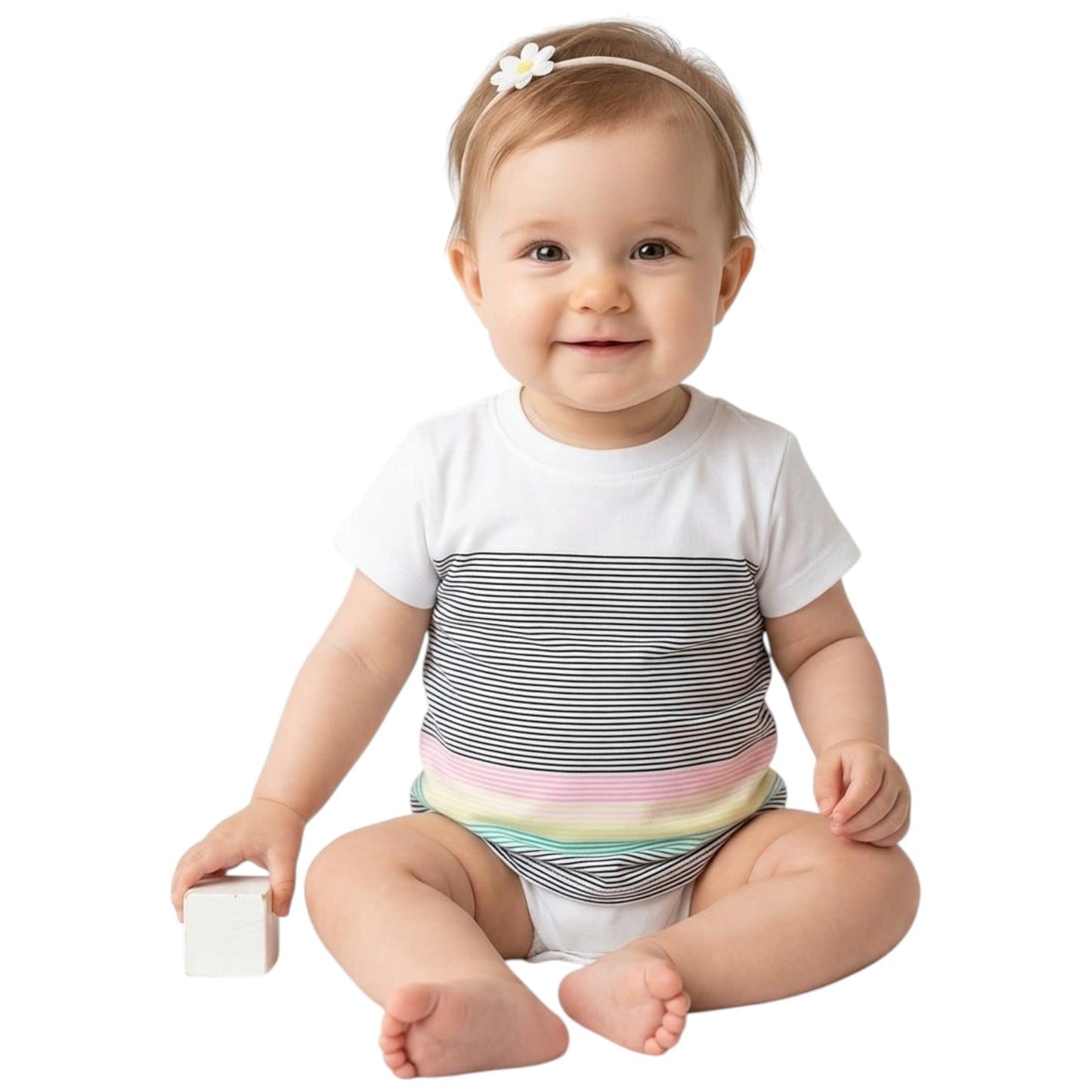 Kids Girl's Printed Top,White