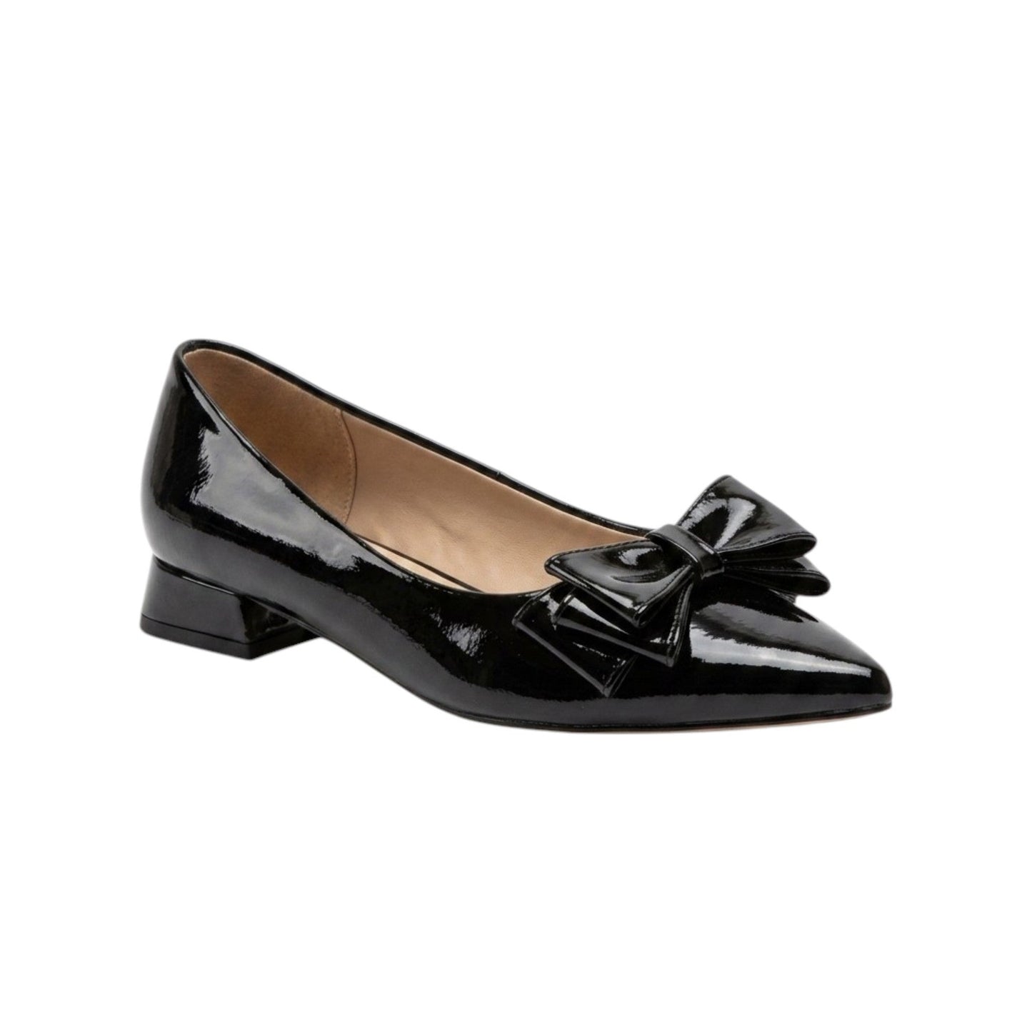 Women's Front Bow Bellorinas,Black