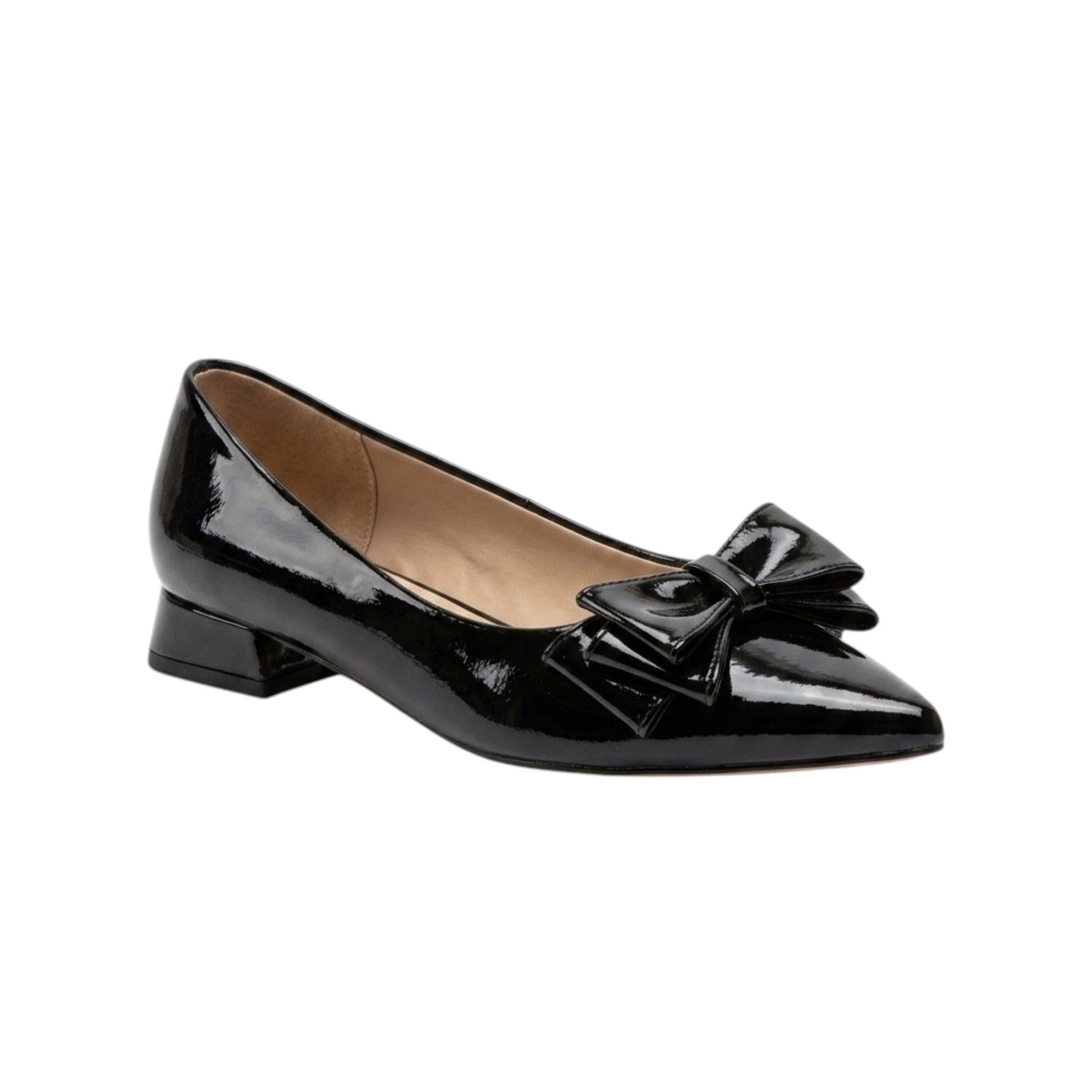 Women's Front Bow Bellorinas,Black