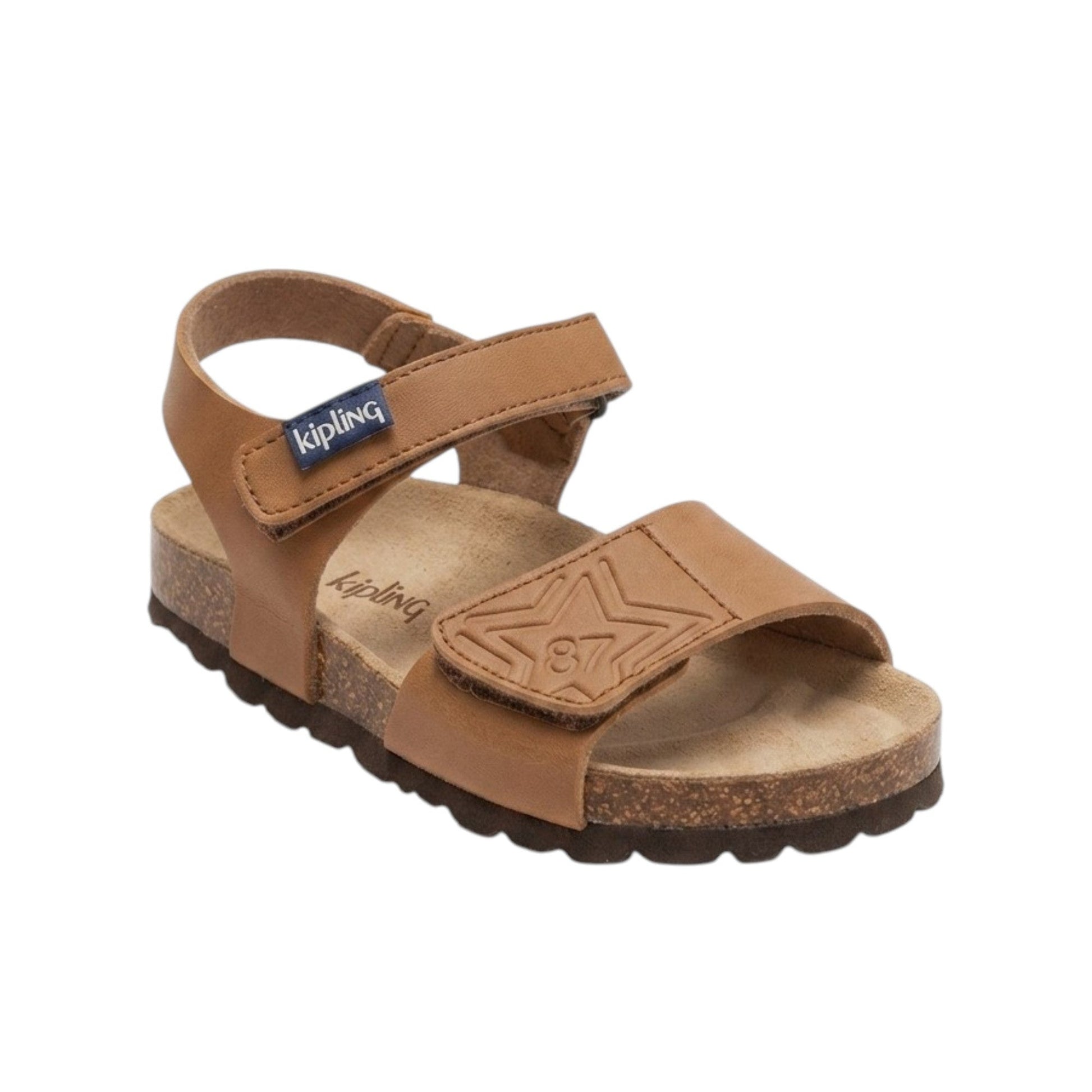Kids Girl's Plain Sandals,Brown