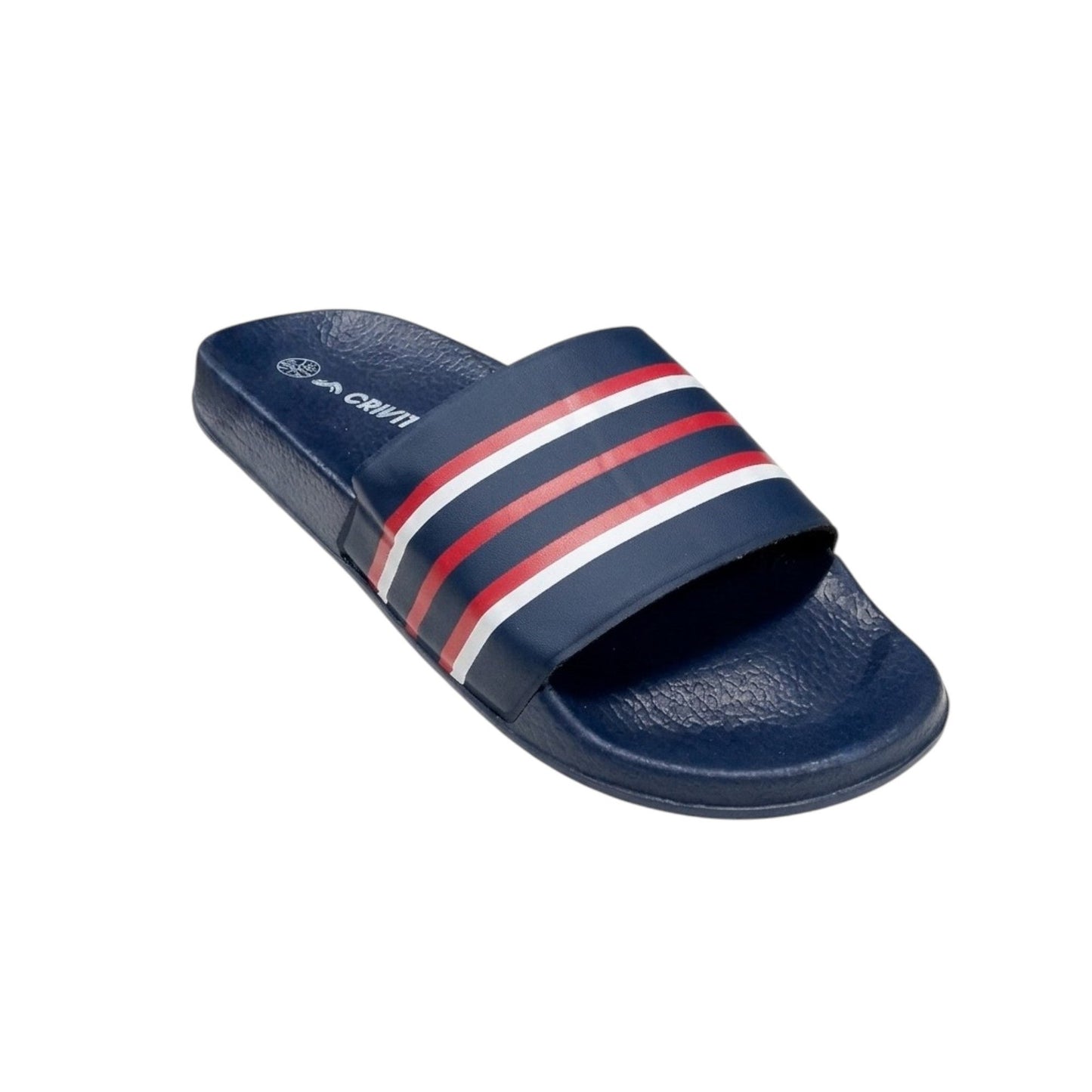 Men's Colorblocked Slippers,Navy