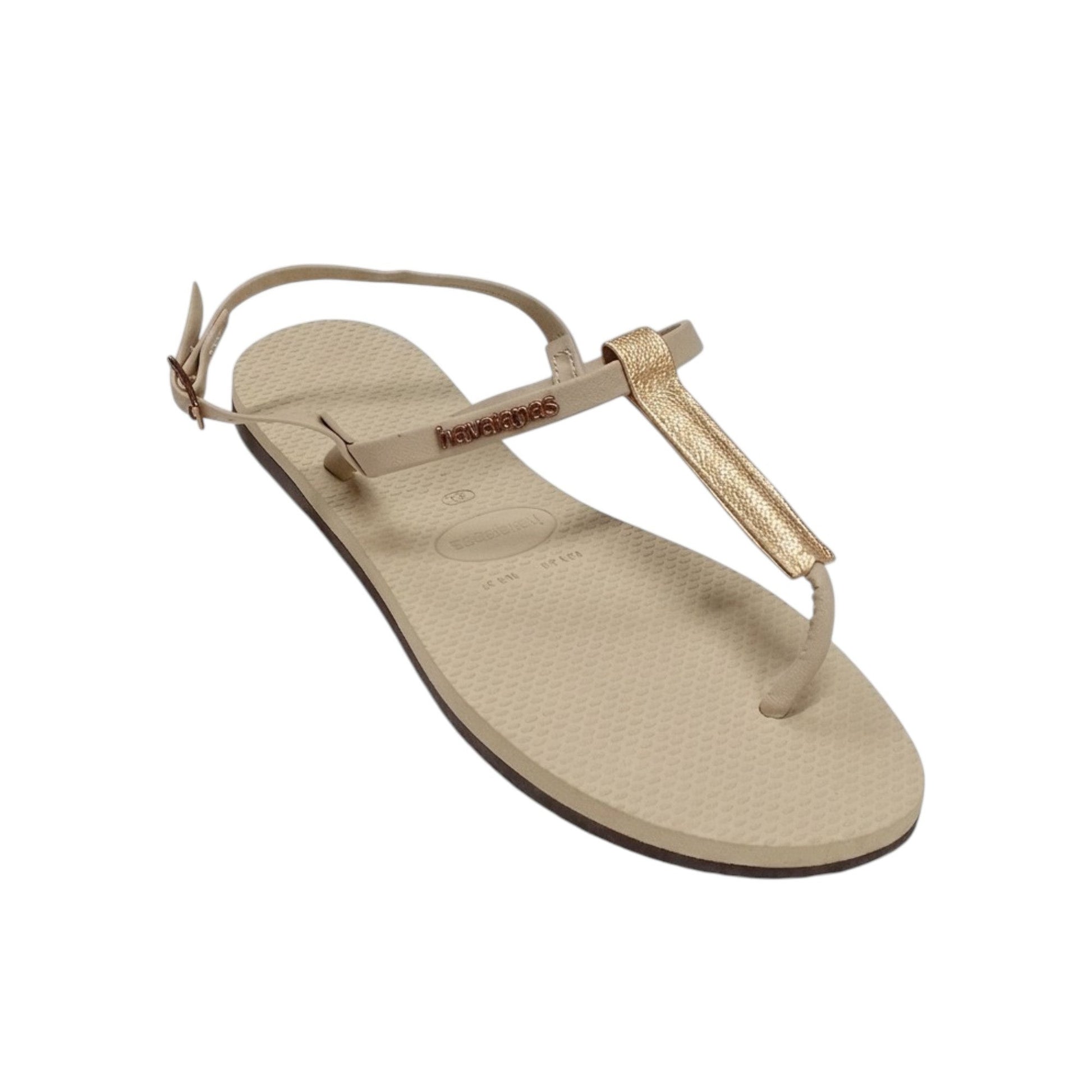 Women's Plain Solid Sandals,Beige