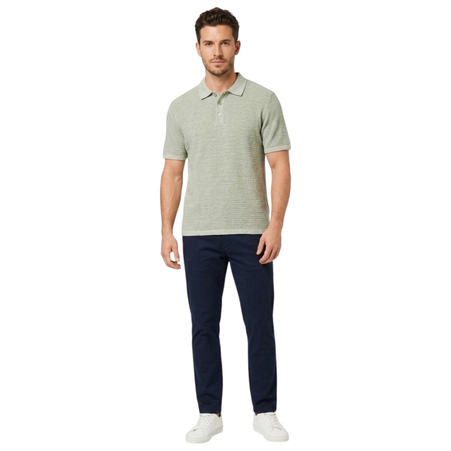 Men's Textured Top,Mint Green