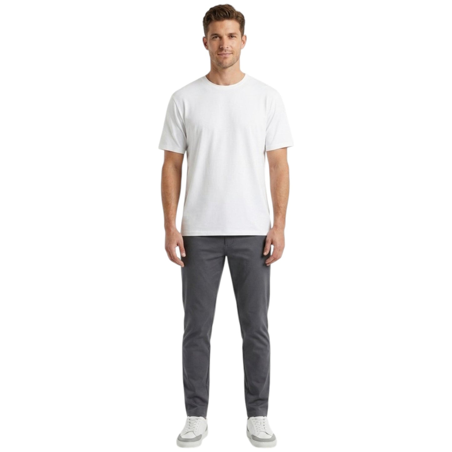 Men's Plain Top,White
