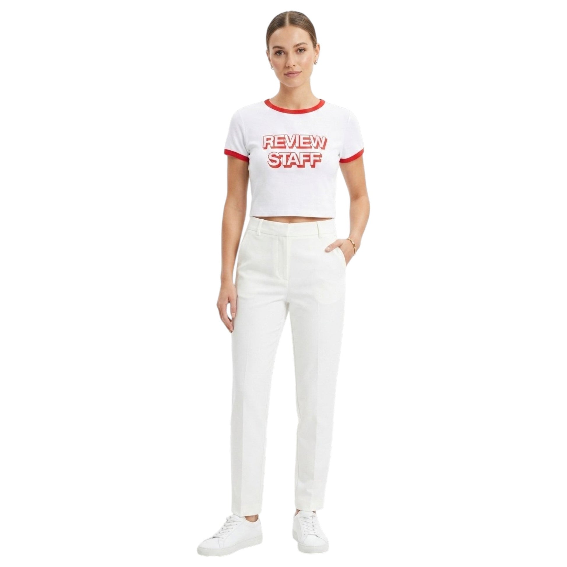 Women's Printed Top,White