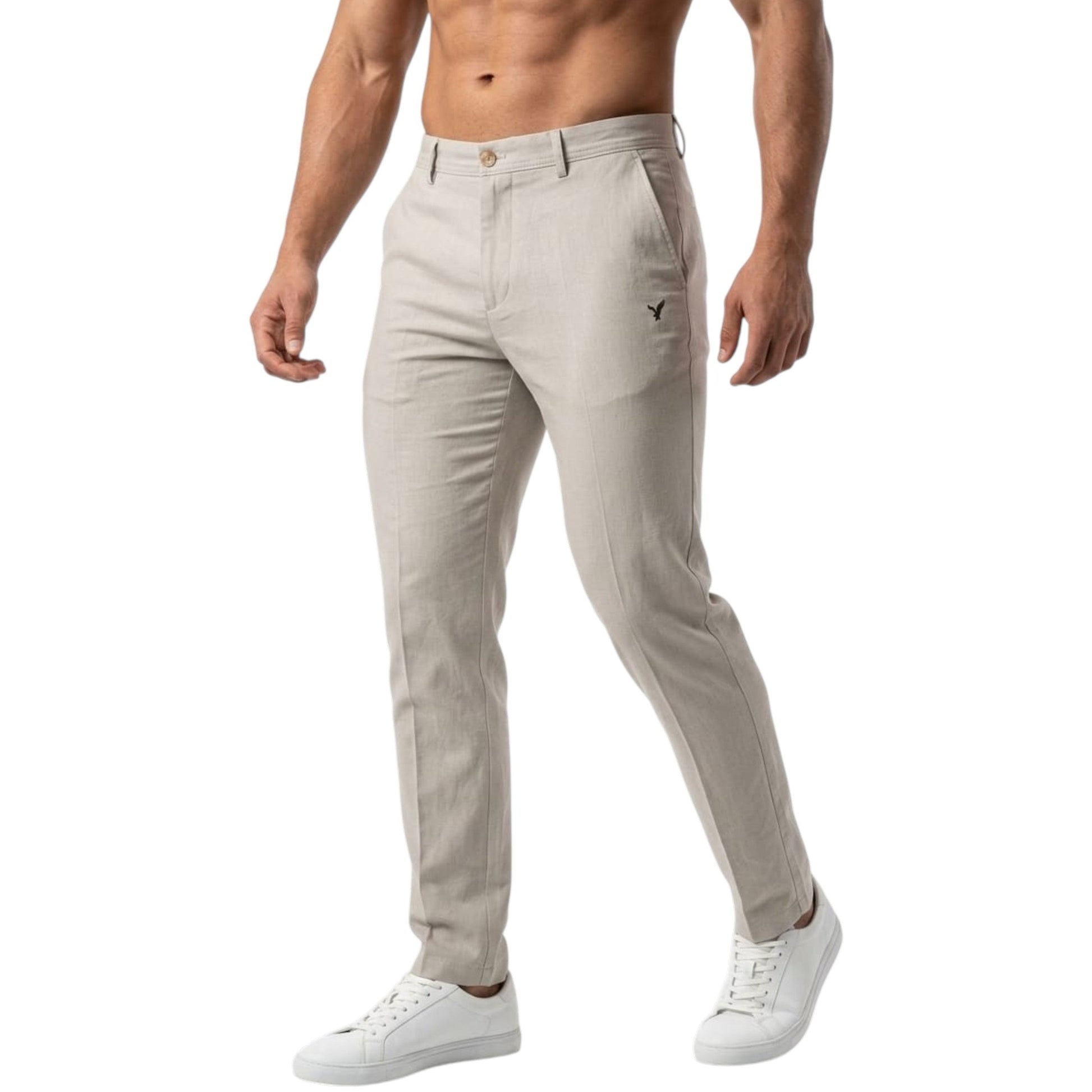 Men's Printed Classic Pant,Beige