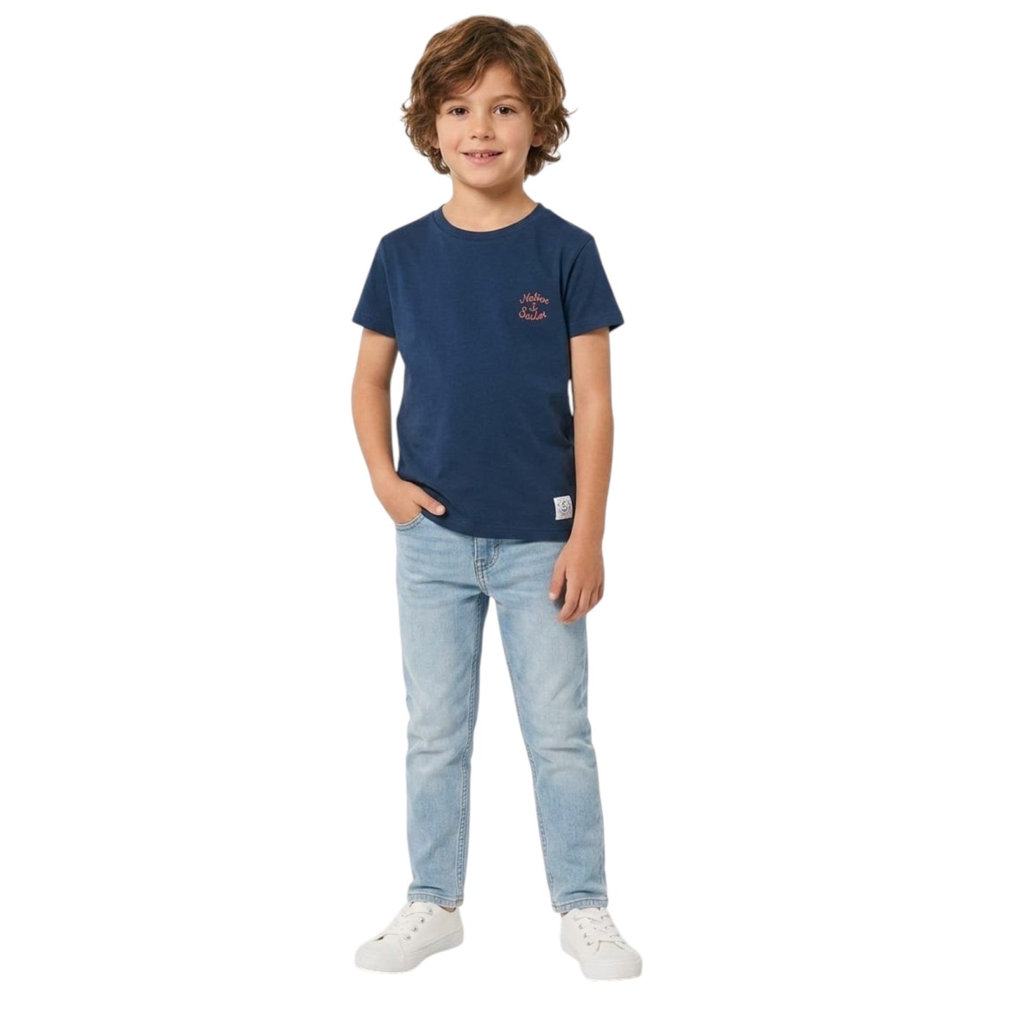 Kids Boy's Printed Top,Navy