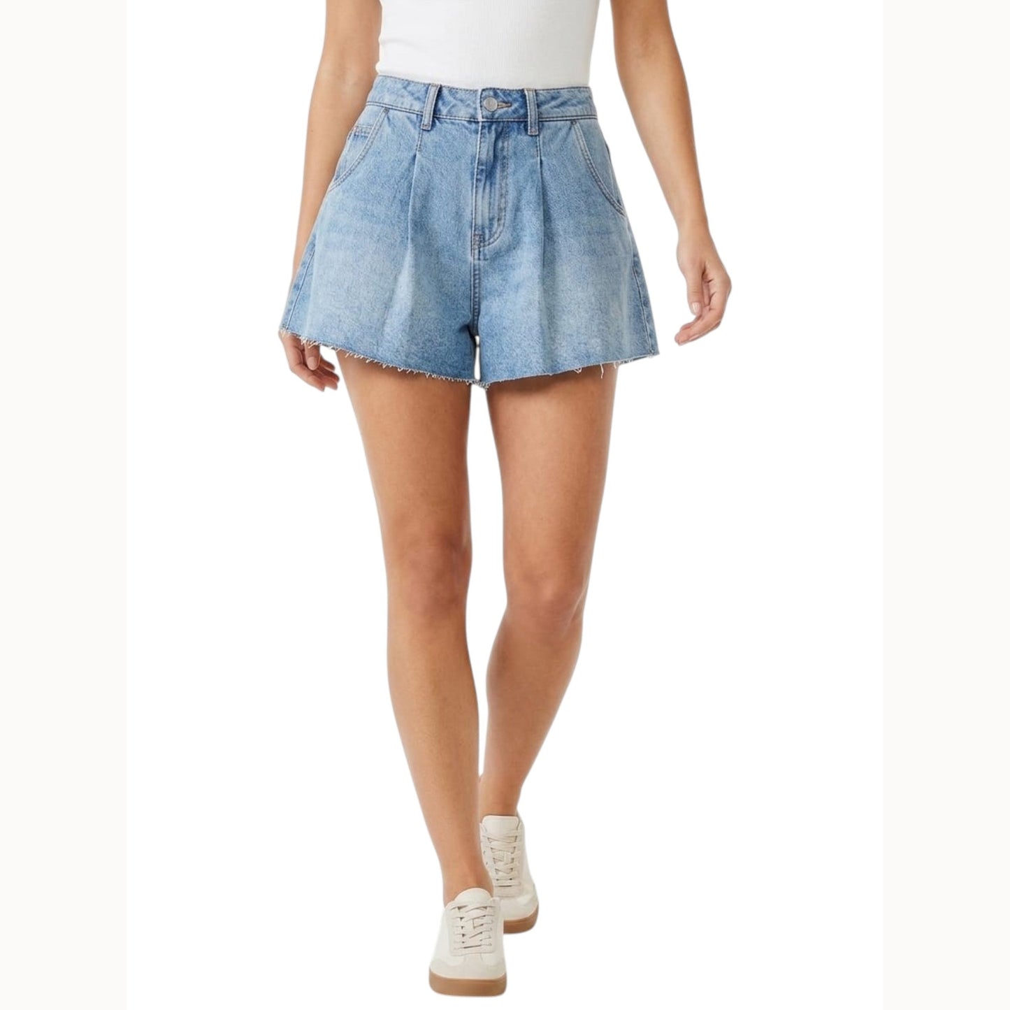 Women's Plain Short,Blue
