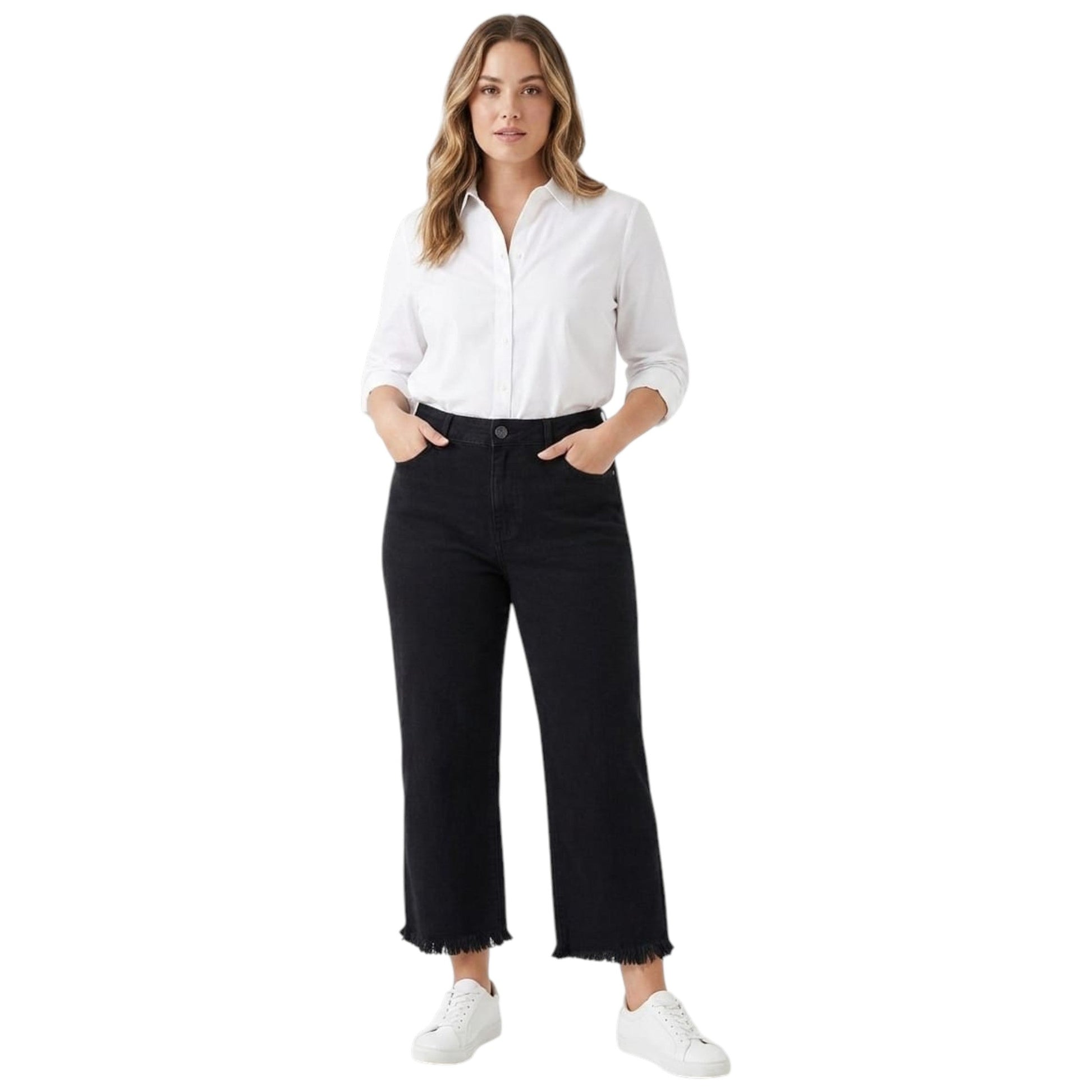 Women's Plain Jeans,Black