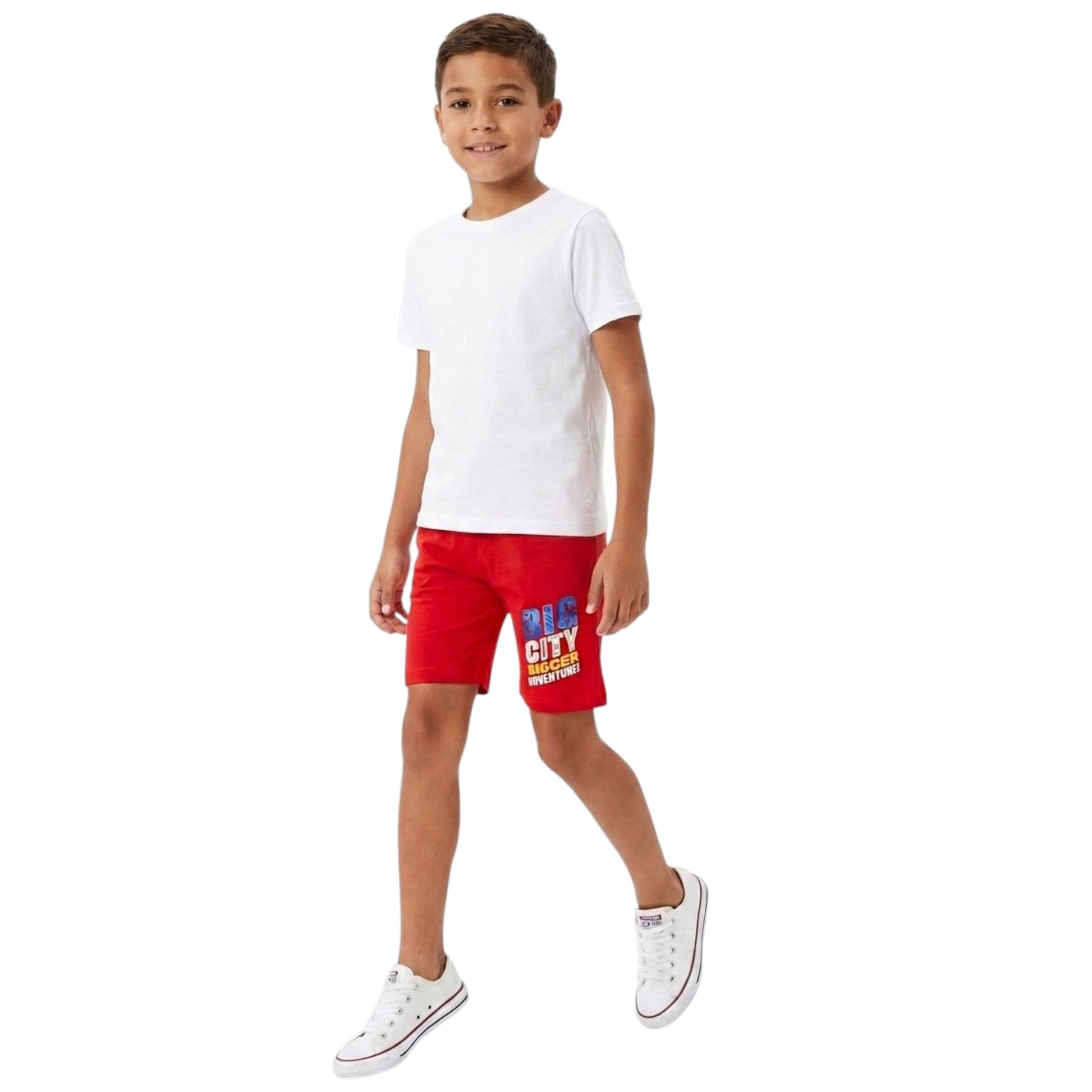 Kids Boy's printed Short ,Red