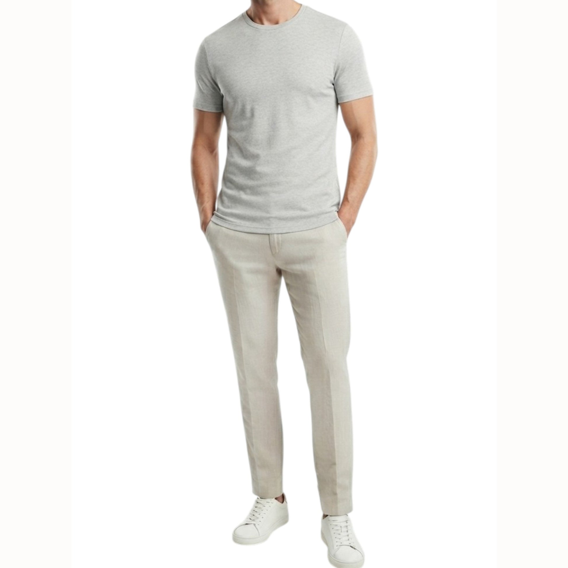 Men's Plain Top,Grey