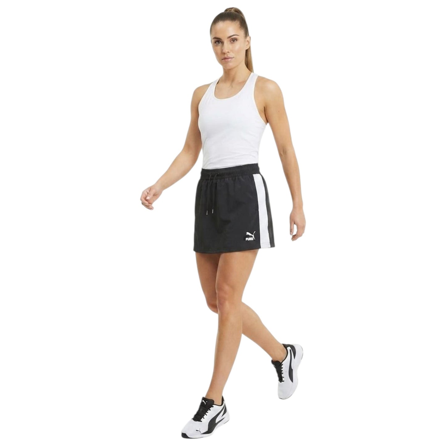 Women's Plain Sport Skirt,Black