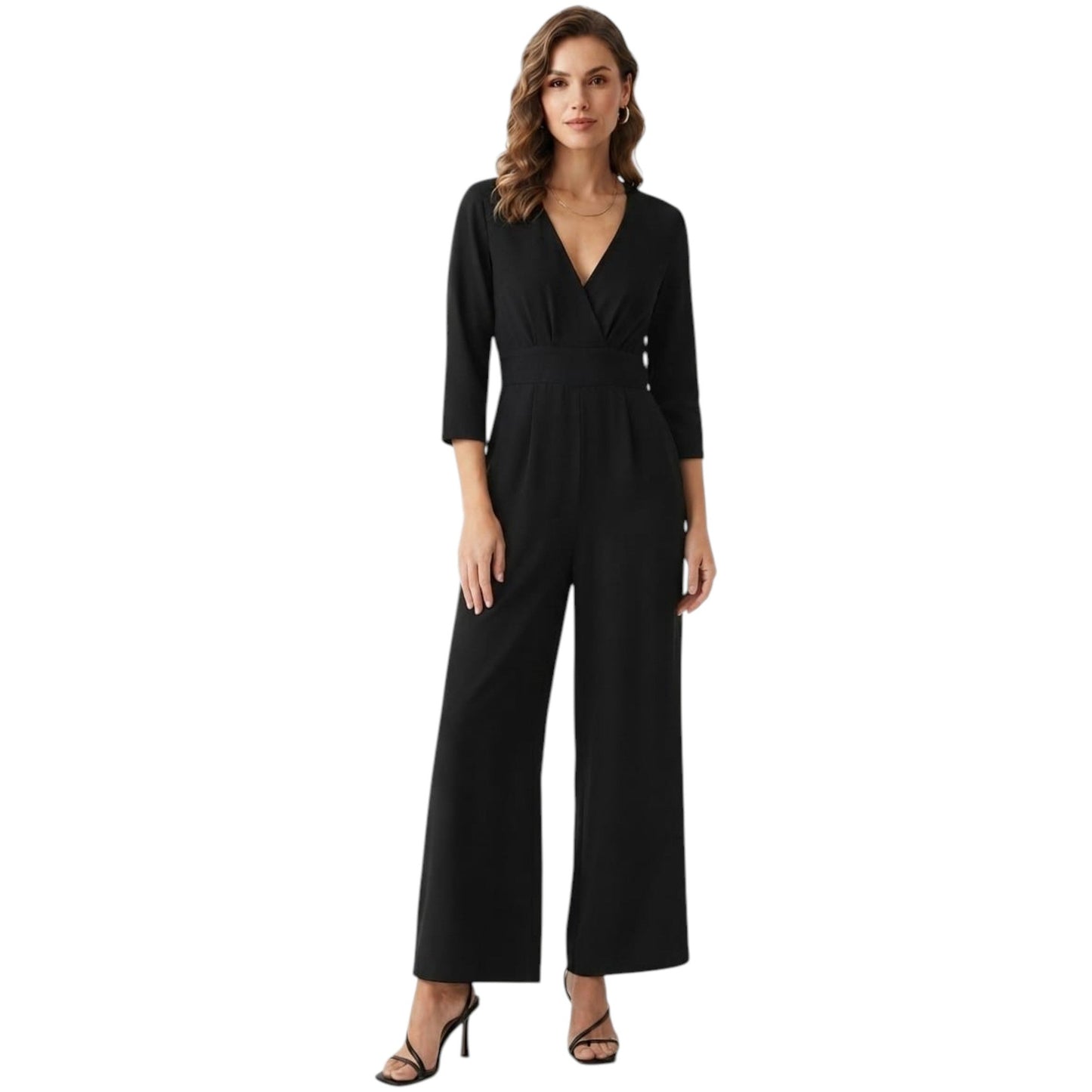 women's Plain Jumpsuit ,Black
