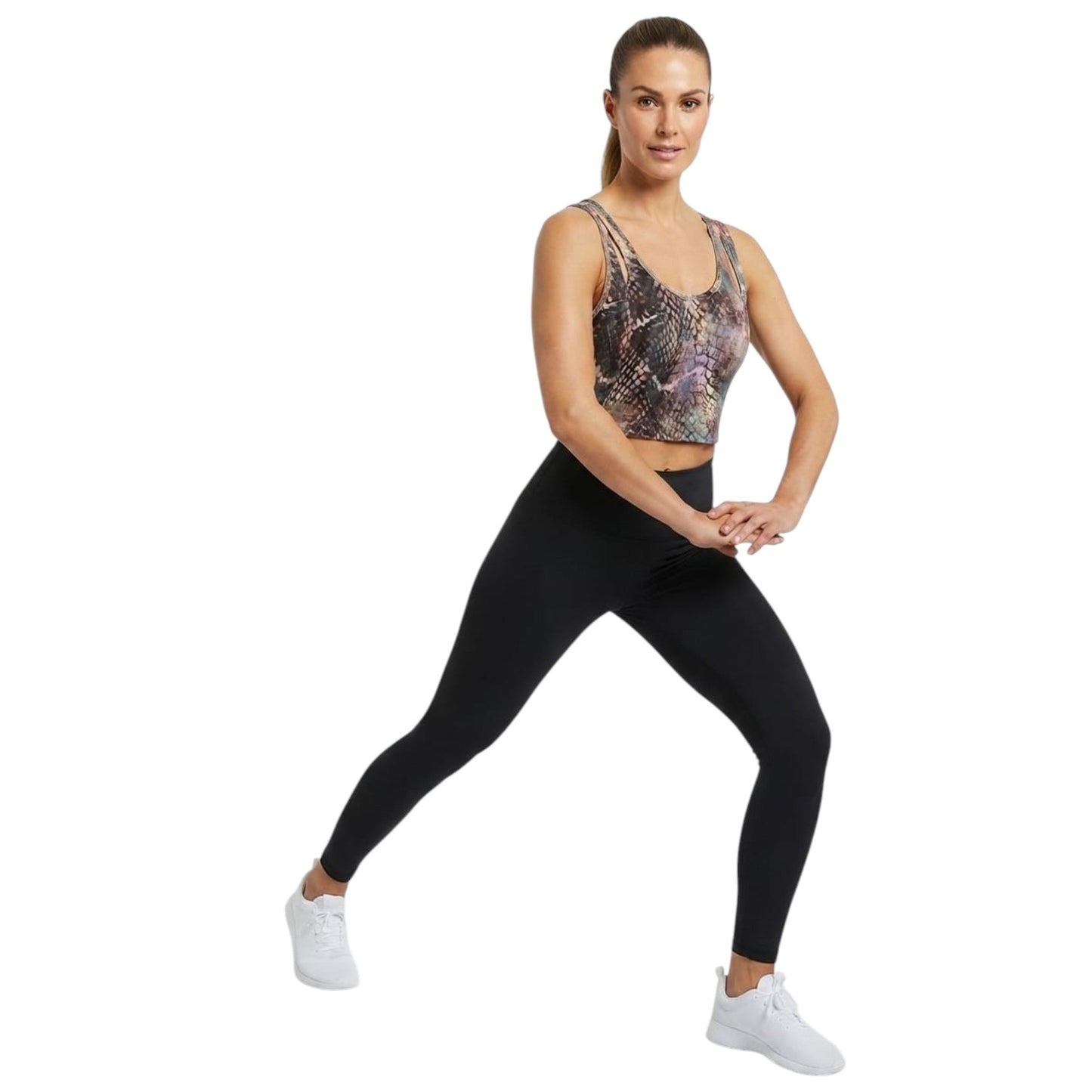 Women's Printed Sport Top,Multi