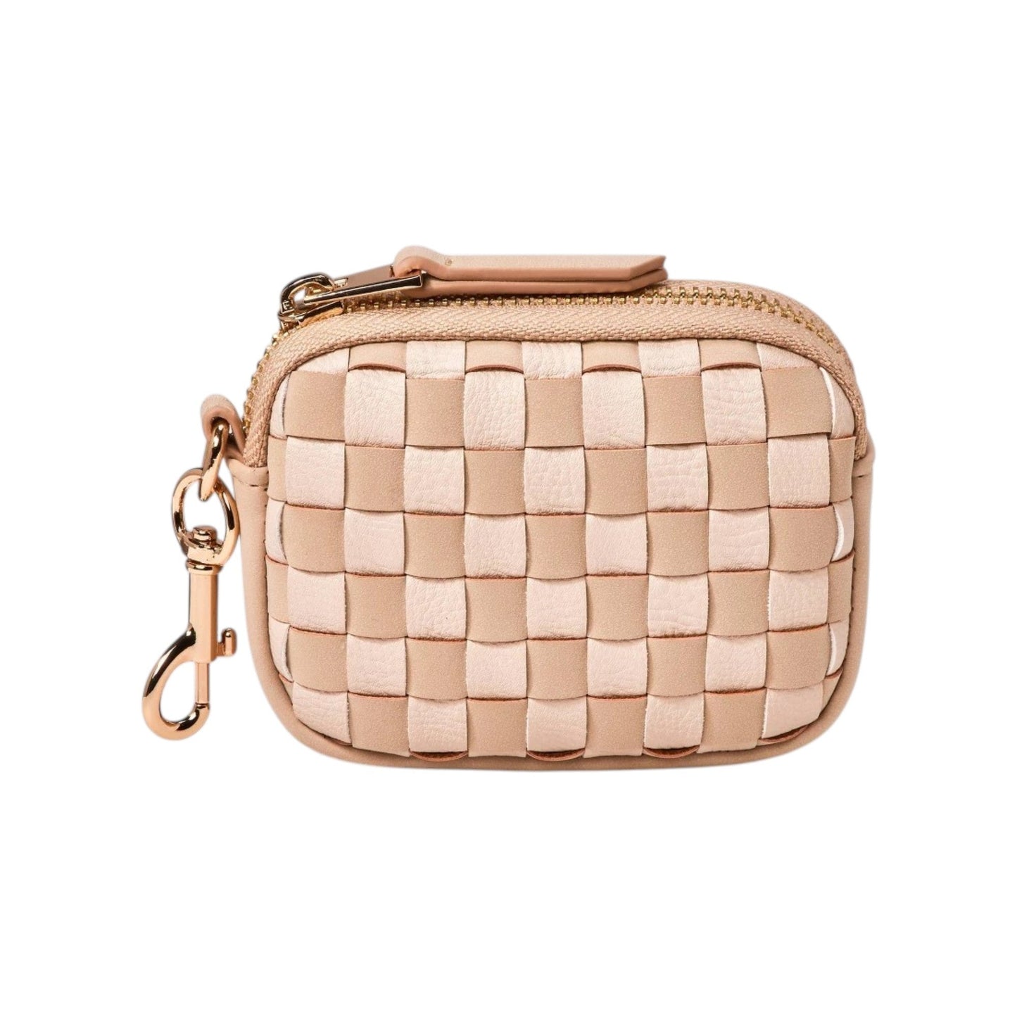 Checkered Camera Bag Pouch Wristlet